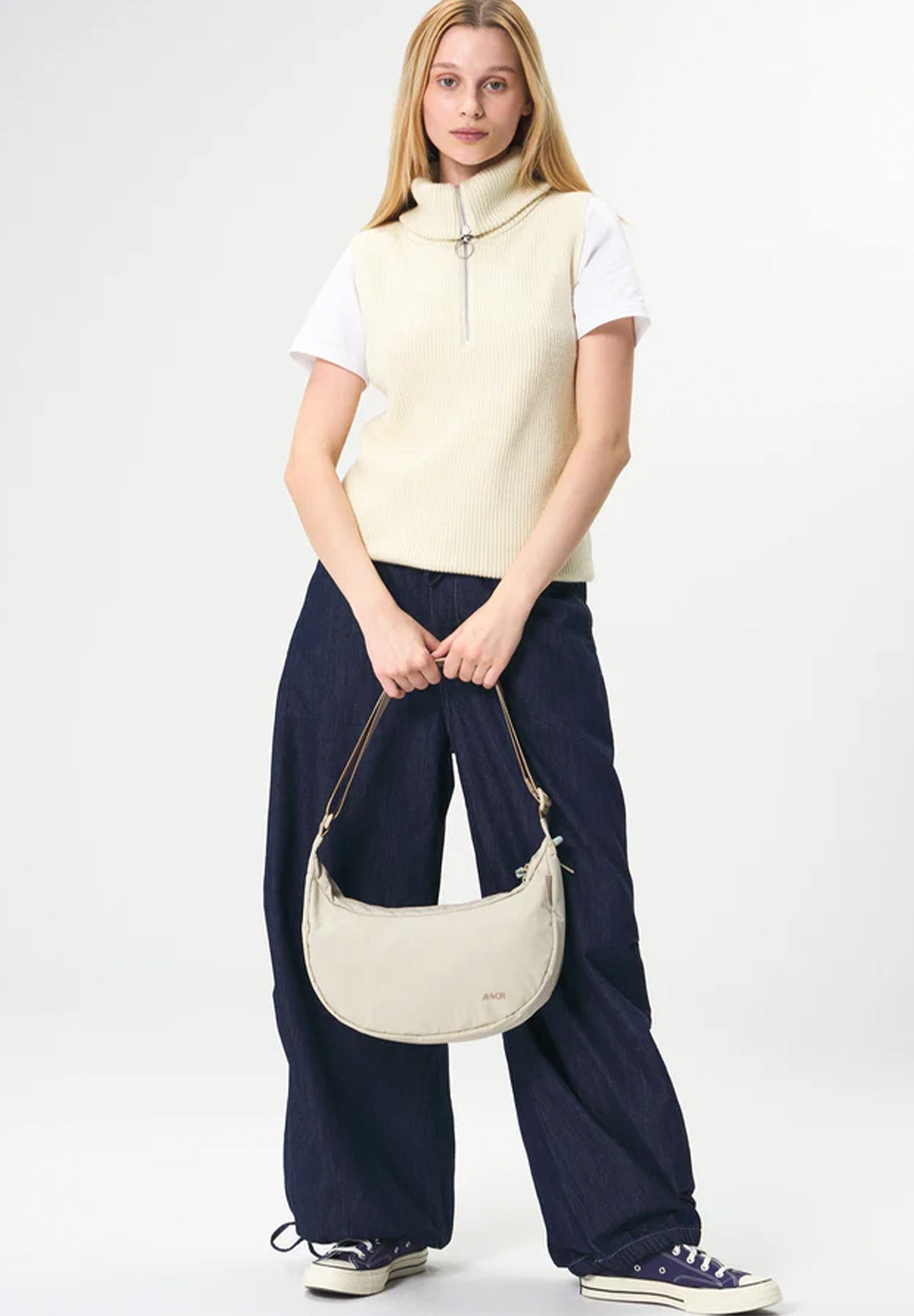 AEVOR - Bike Sling Bag - Off White - BACKYARD