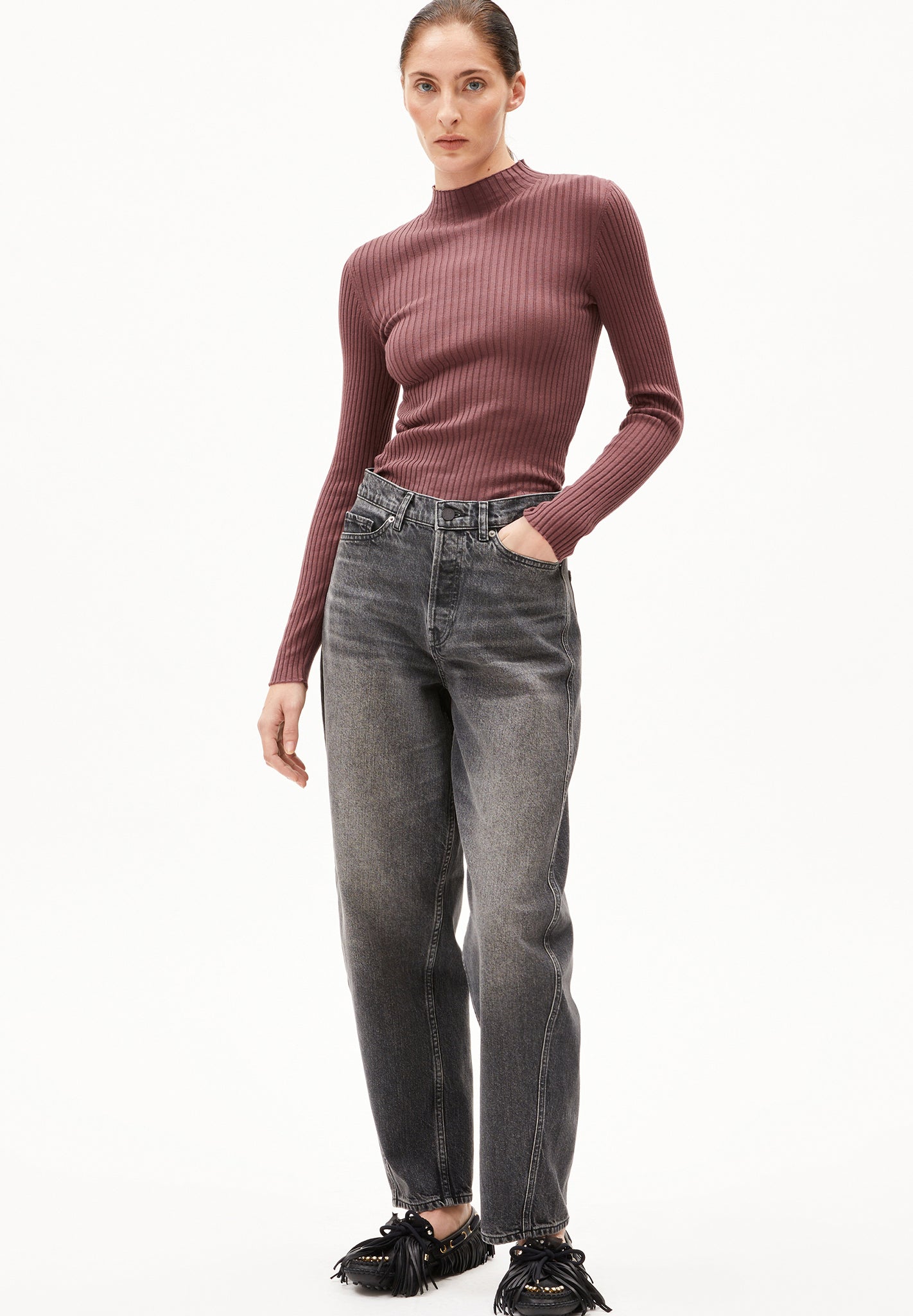 ARMEDANGELS - Alaania - Dark Berry - BACKYARD