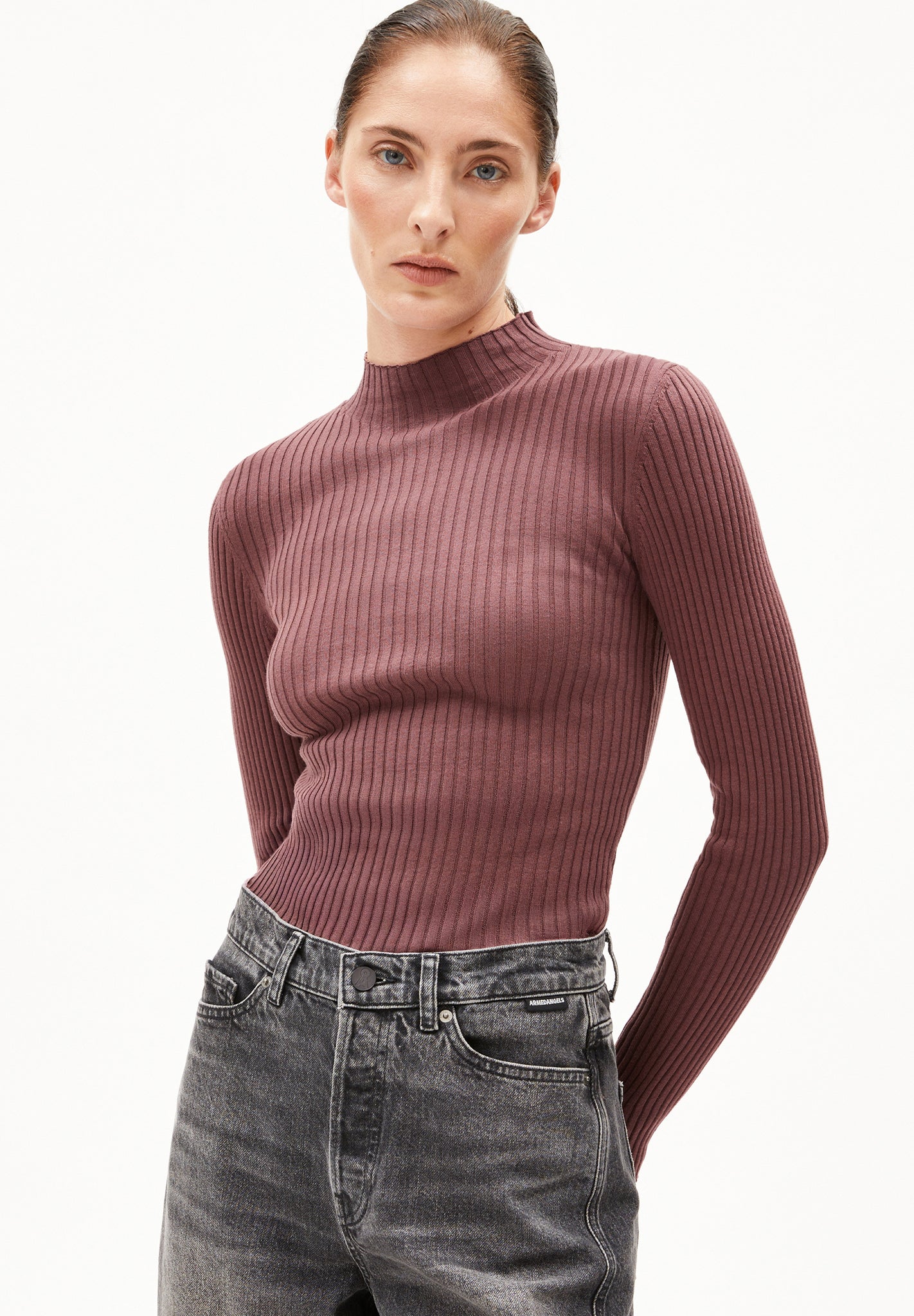 ARMEDANGELS - Alaania - Dark Berry - BACKYARD