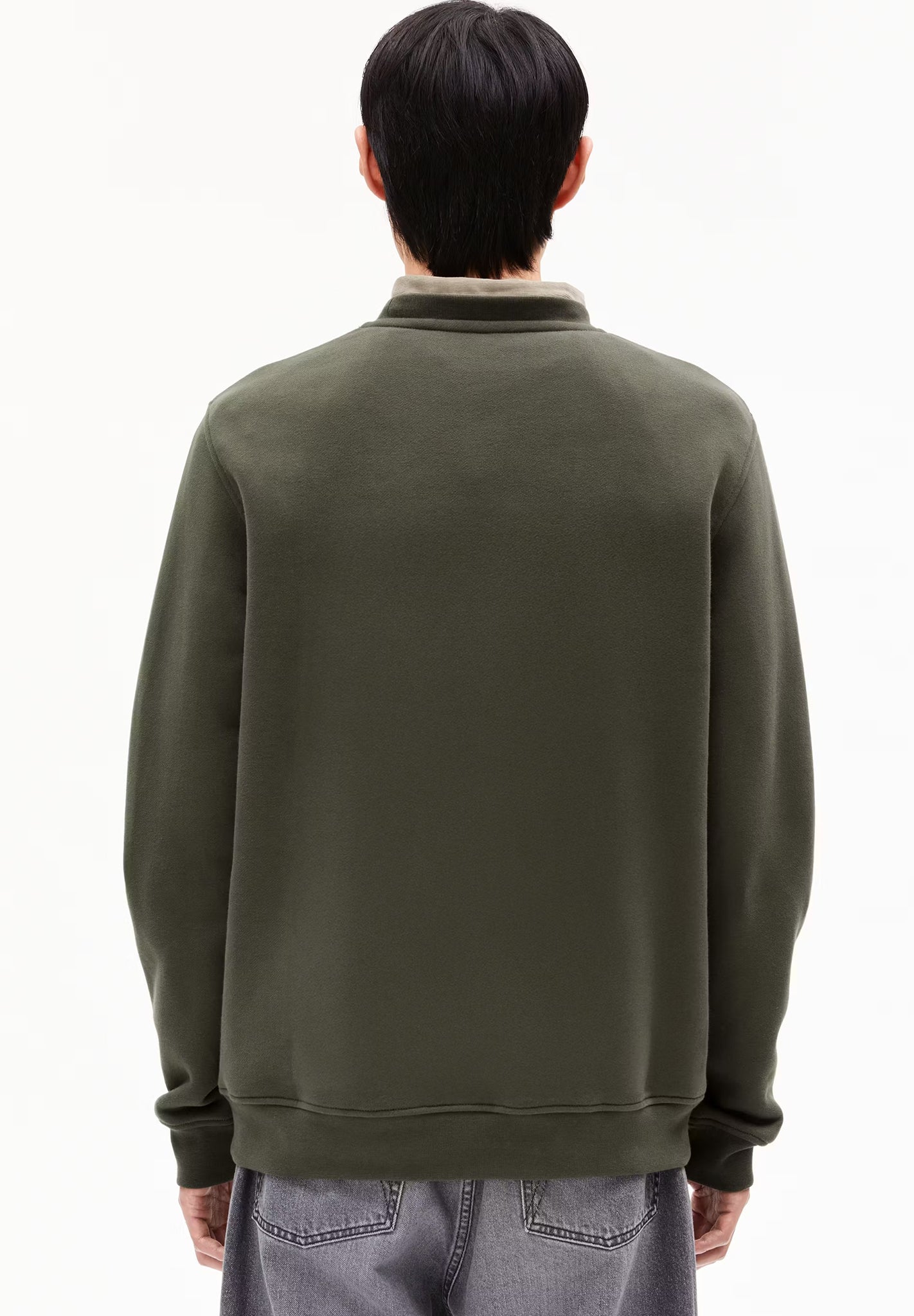 ARMEDANGELS - Baaro Fleece - Forest Pine - BACKYARD