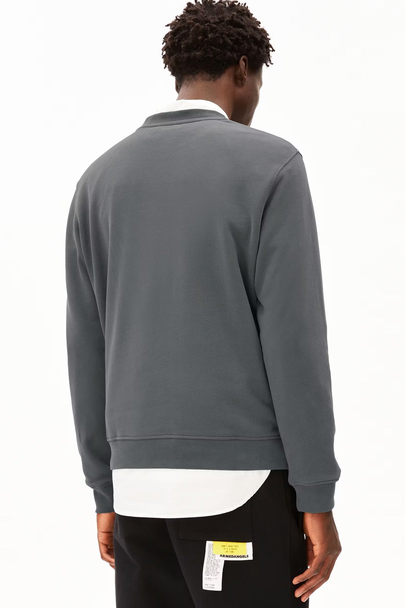 ARMEDANGELS - Baaro Fleece - Space Steel - BACKYARD
