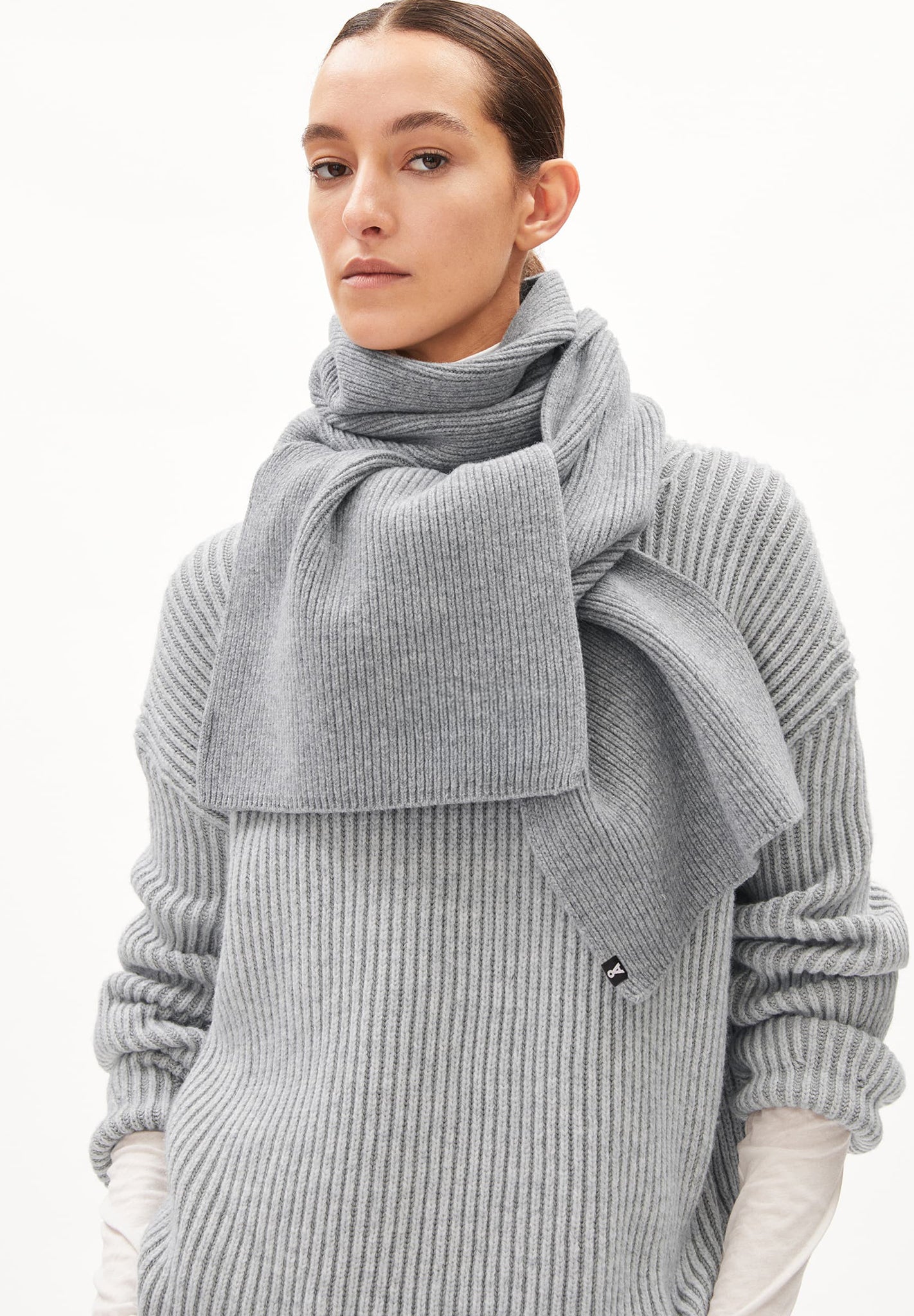 ARMEDANGELS - Claasas - Light Grey Melange - BACKYARD