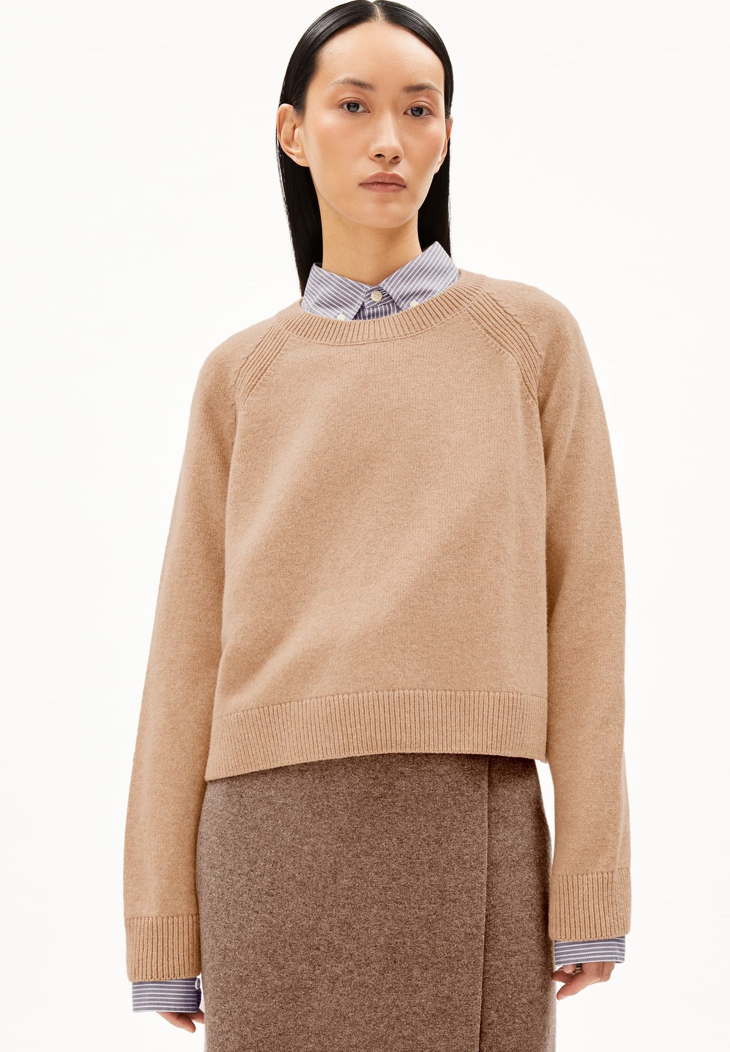 ARMEDANGELS - Diliriaa Reglana - Cinnamon Dust Melange - BACKYARD