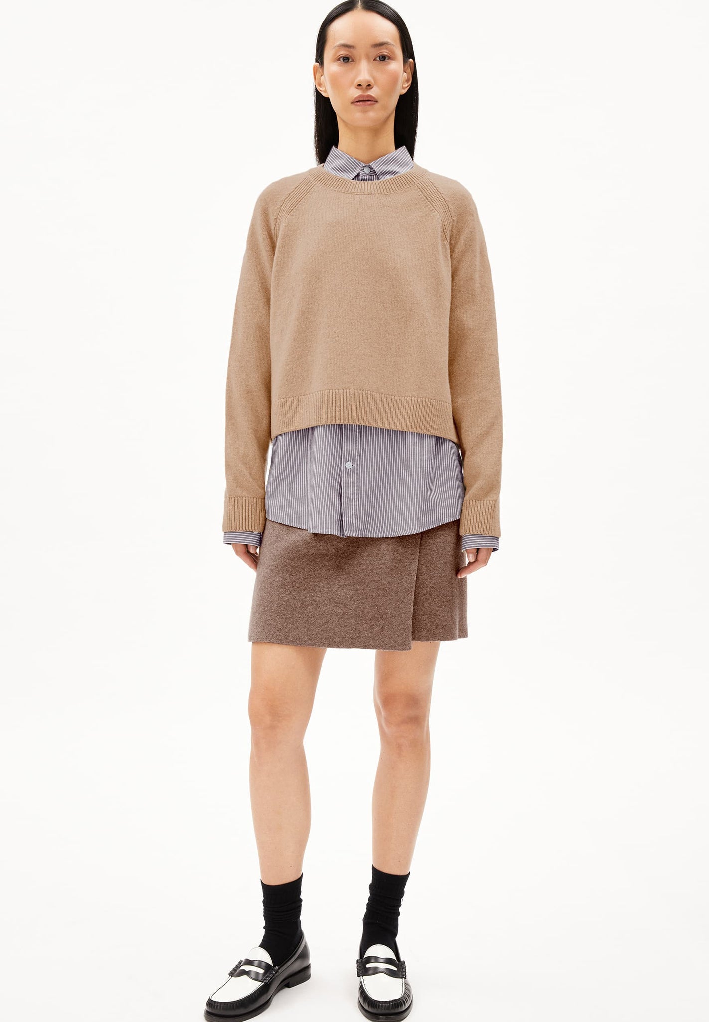 ARMEDANGELS - Diliriaa Reglana - Cinnamon Dust Melange - BACKYARD