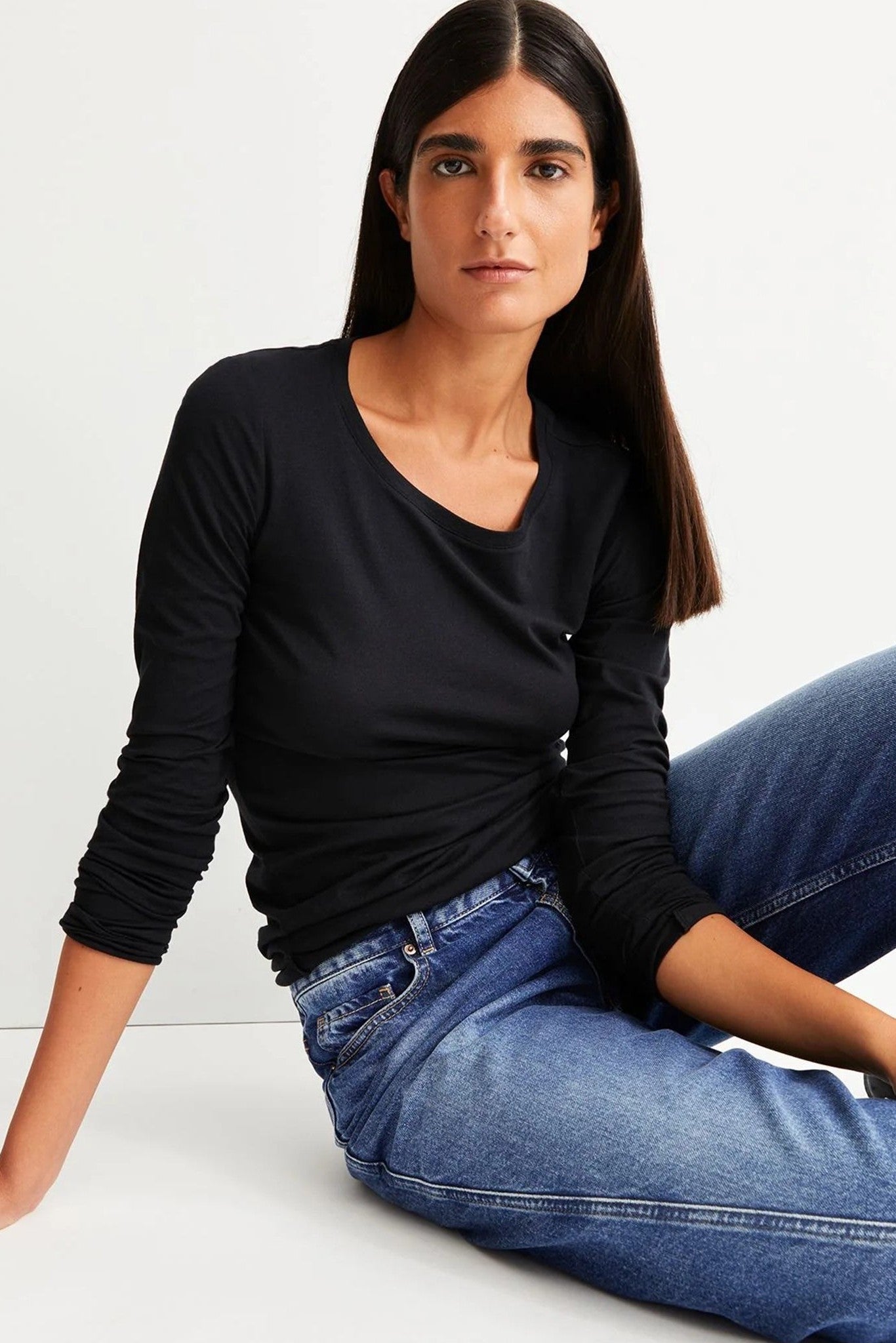 ARMEDANGELS - Einiaara Soft - Black - BACKYARD