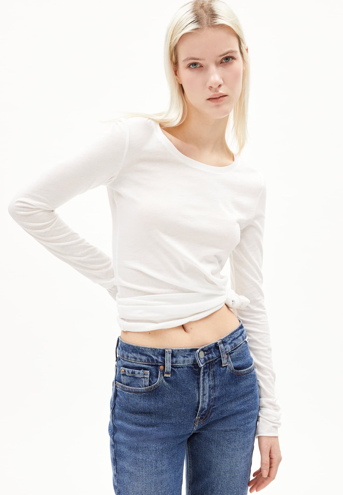 ARMEDANGELS - Einiaara Soft - Off White - BACKYARD