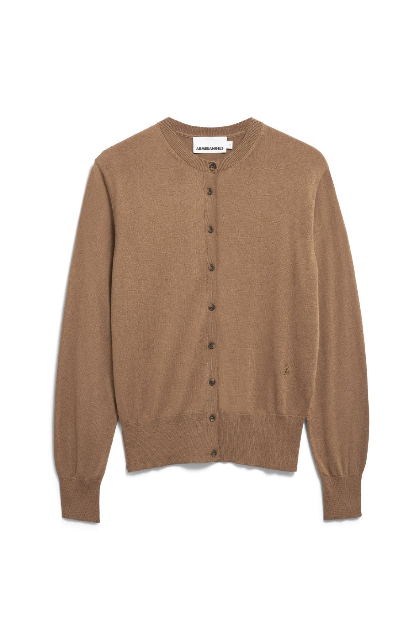 ARMEDANGELS-Fine Knit Cardigan-Amberwood-BACKYARD