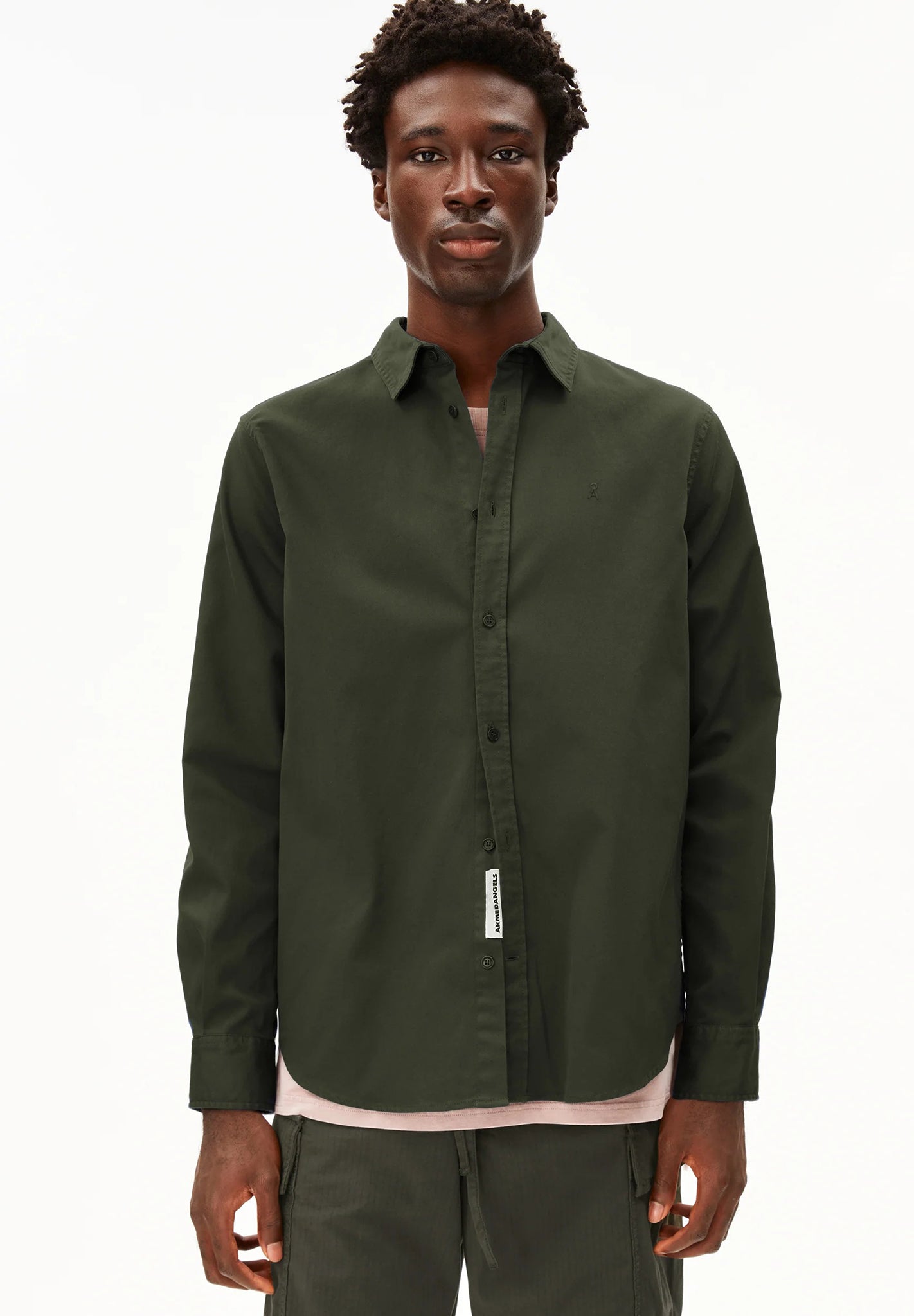 ARMEDANGELS - Giaalo Overshirt - Forest Pine - BACKYARD