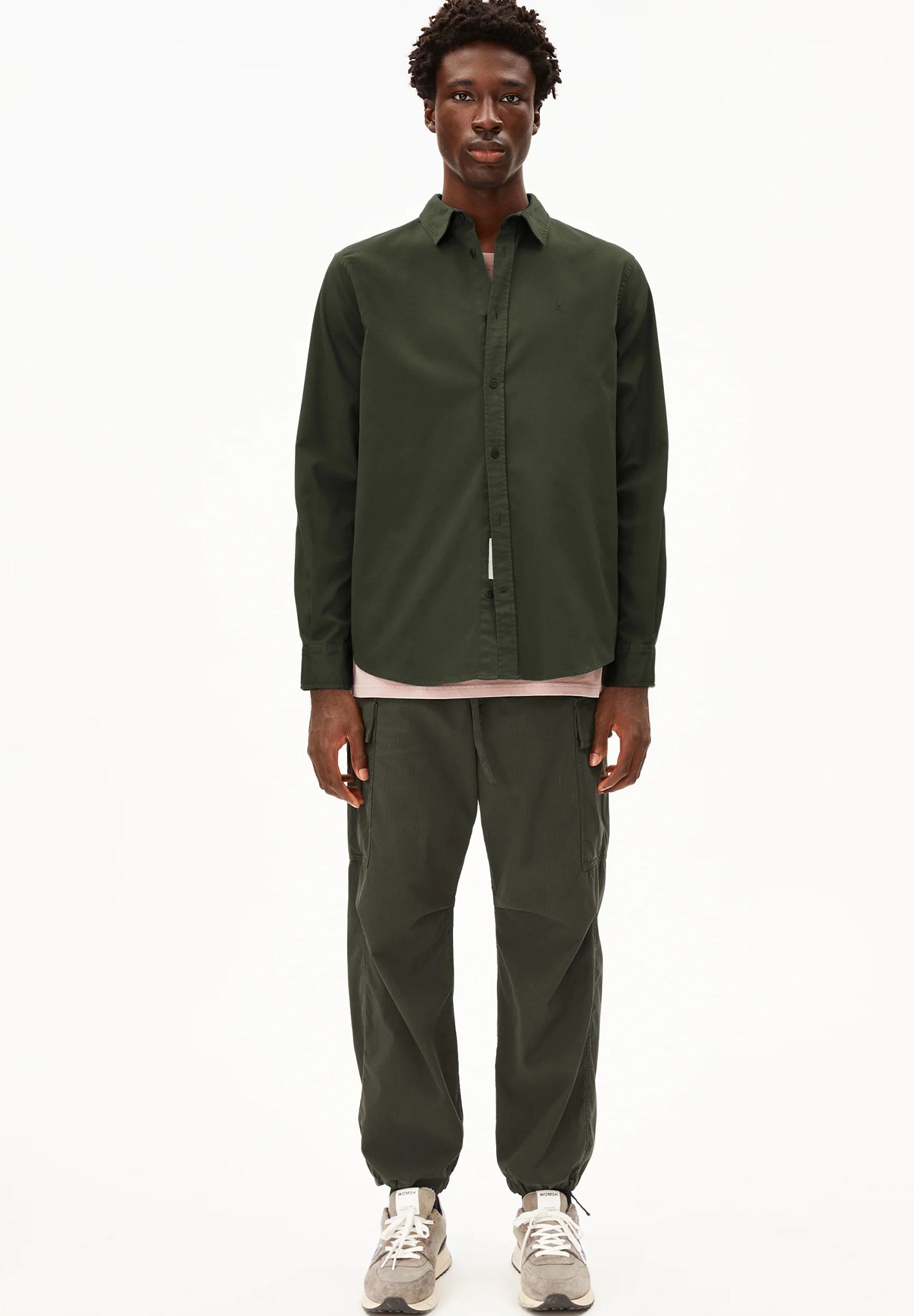 ARMEDANGELS - Giaalo Overshirt - Forest Pine - BACKYARD