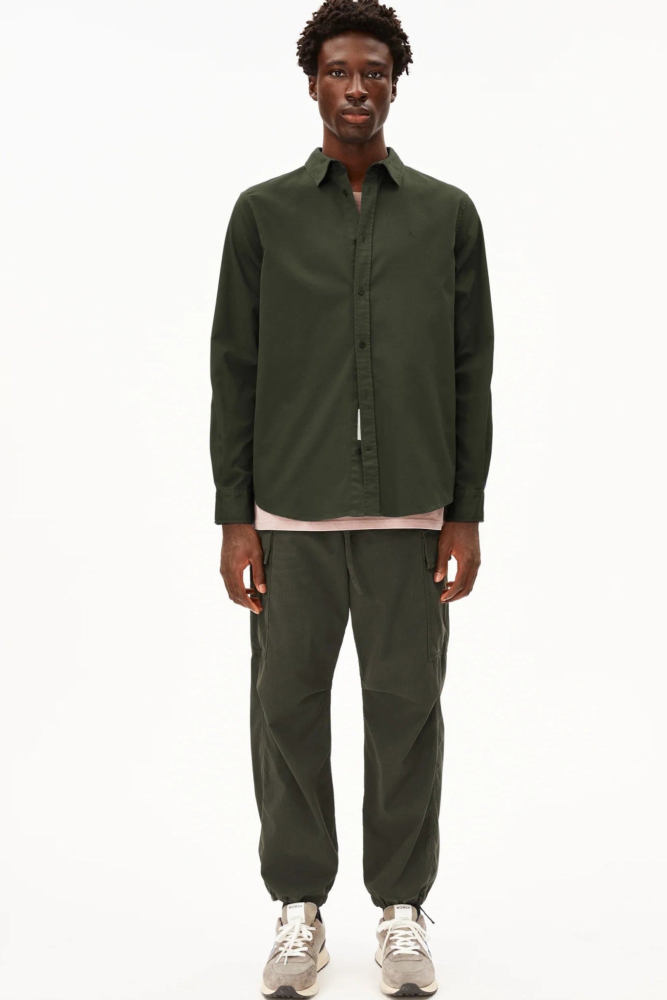 ARMEDANGELS - Giaalo Overshirt - Forest Pine - BACKYARD
