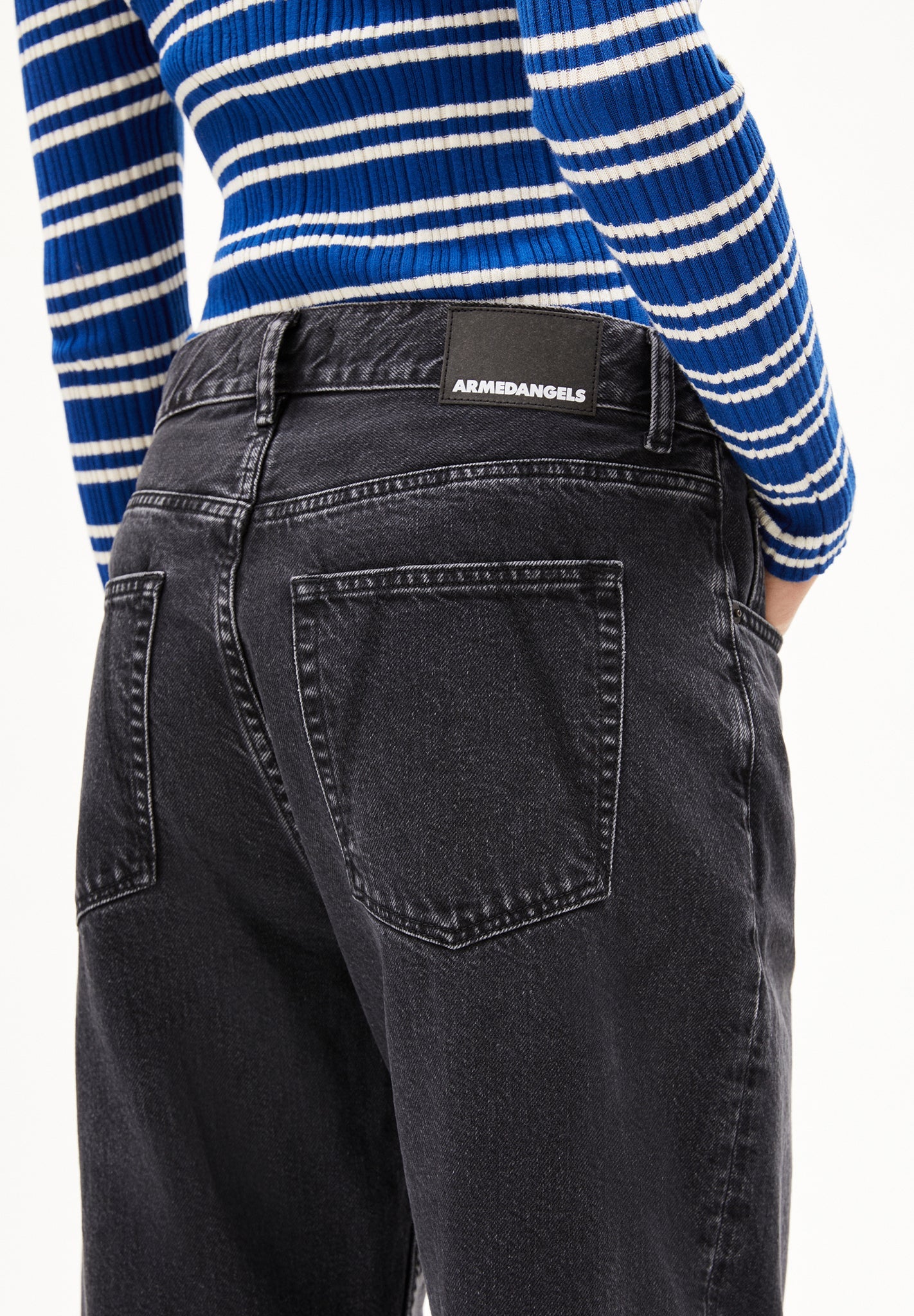 ARMEDANGELS - Haayi - Ebony Black - BACKYARD