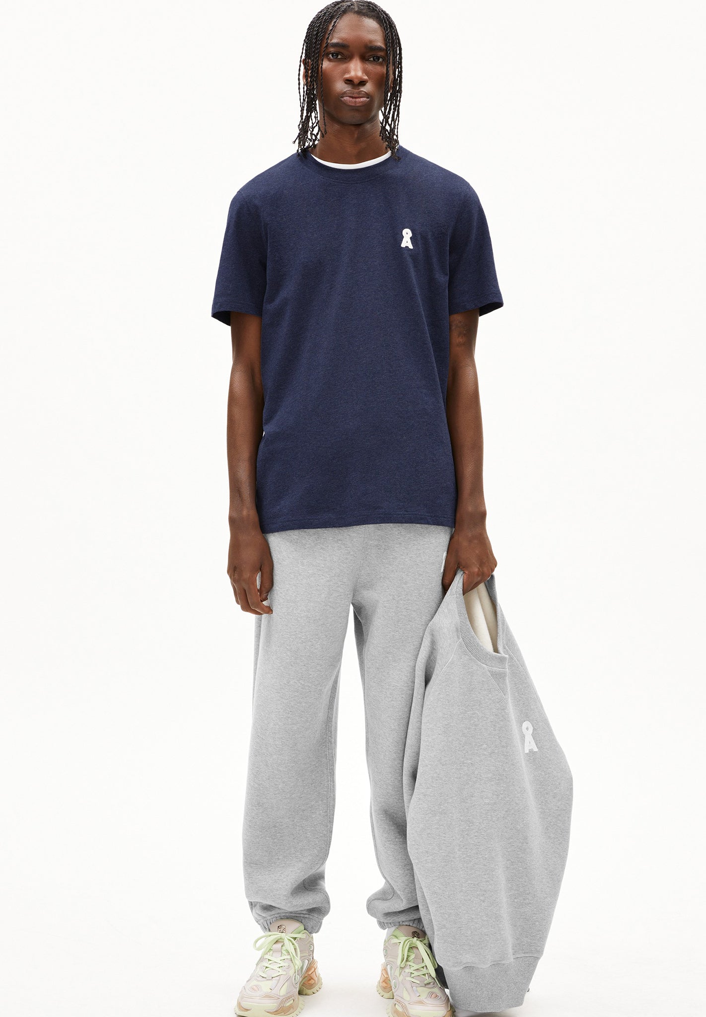 ARMEDANGELS - Iconic Å Maarkos - Blue Melange - BACKYARD