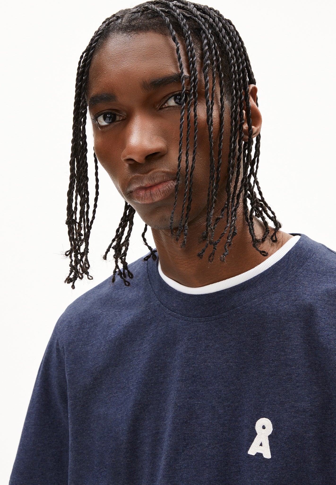 ARMEDANGELS - Iconic Å Maarkos - Blue Melange - BACKYARD