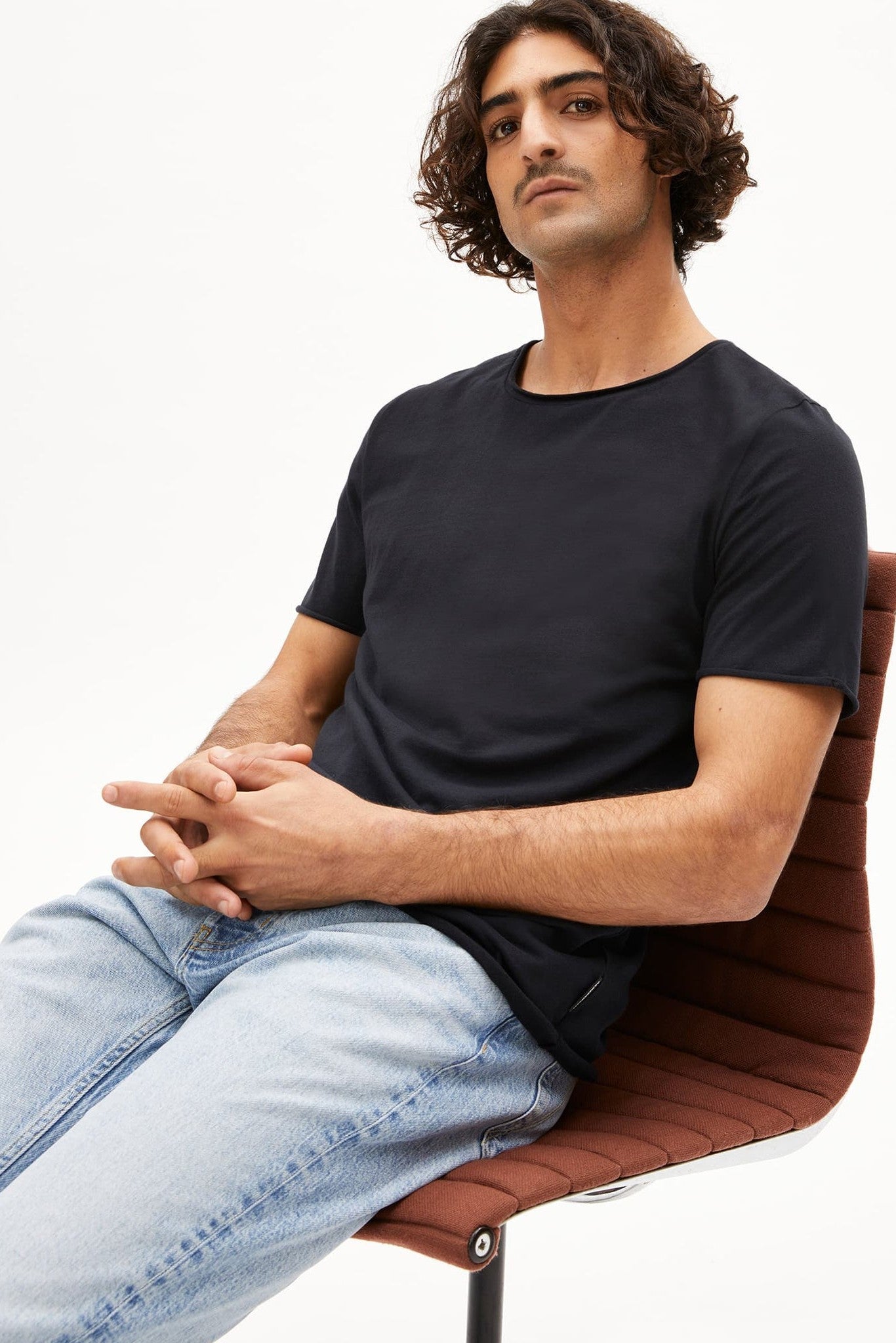 ARMEDANGELS - Jaames Brushed - Black - BACKYARD