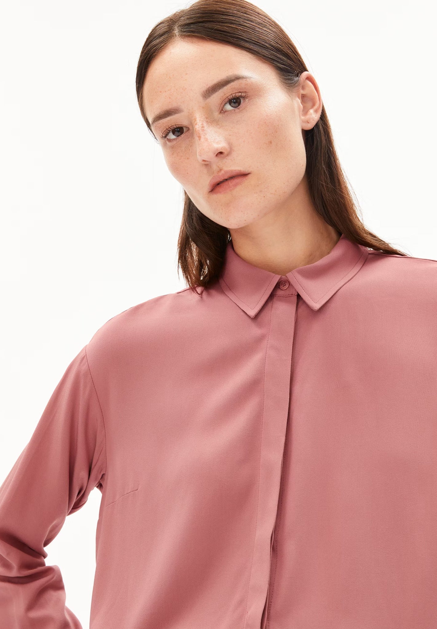 ARMEDANGELS - Larisaana Longsleeve - Light Berry - BACKYARD