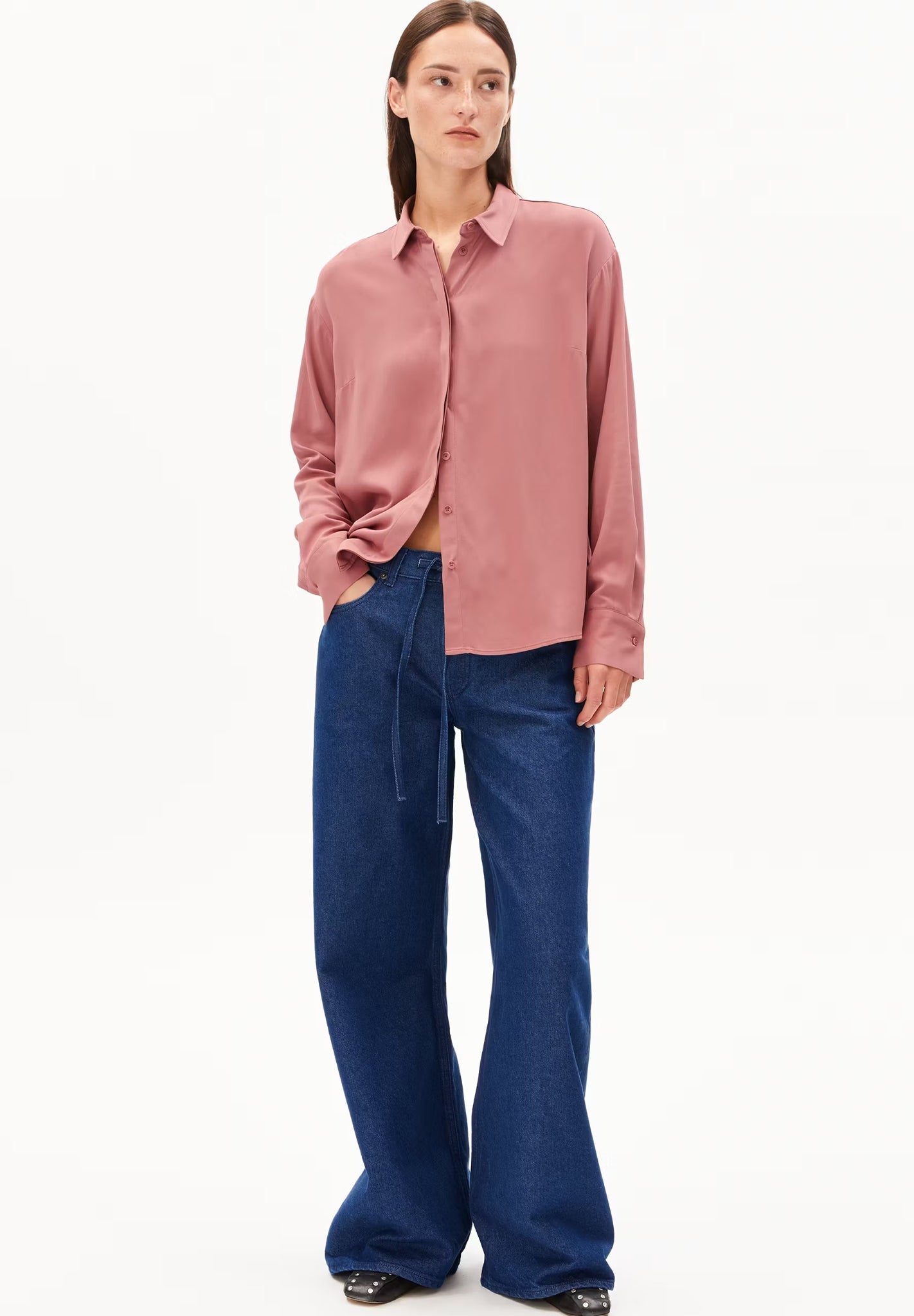 ARMEDANGELS - Larisaana Longsleeve - Light Berry - BACKYARD