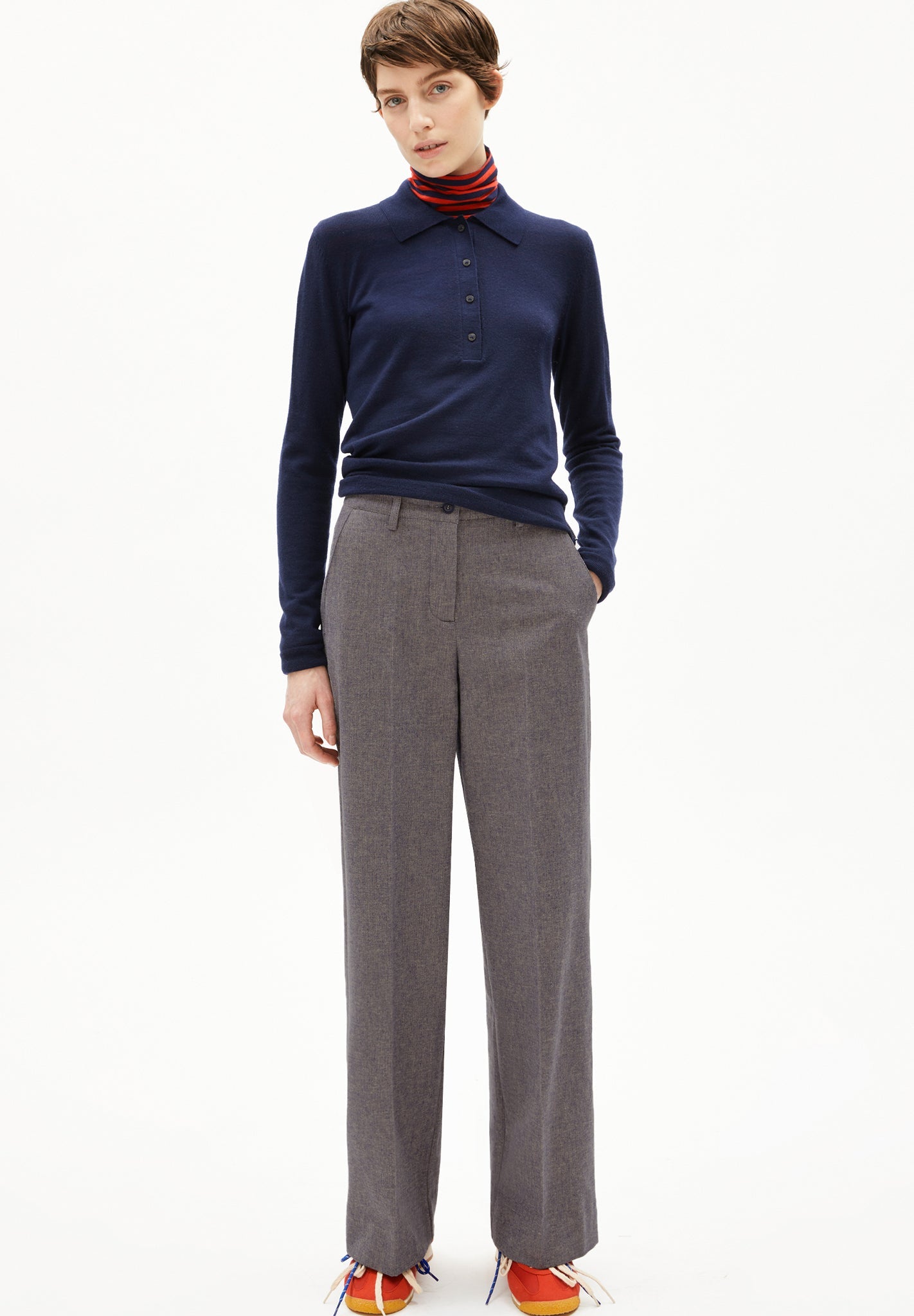 ARMEDANGELS - Leandraa Handaas - Pure Tinted Navy - BACKYARD