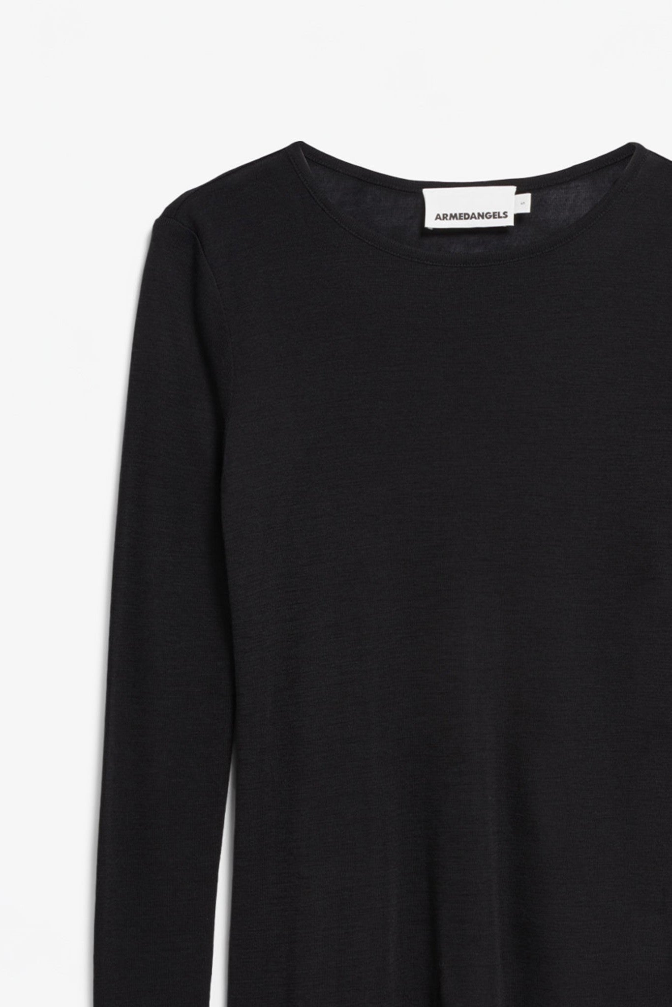 ARMEDANGELS - Maiaa Wool Blend - Black - BACKYARD