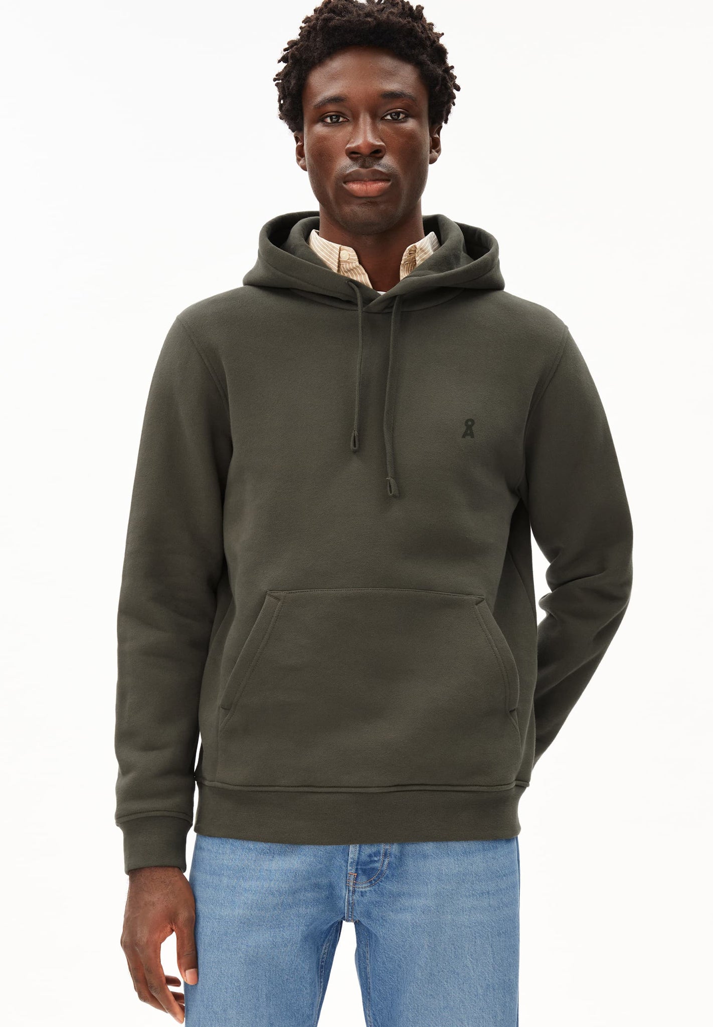 ARMEDANGELS - Paarlo Fleece - Forest Pine - BACKYARD