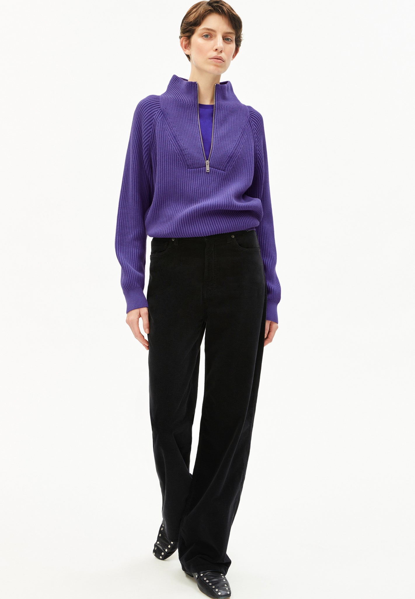 ARMEDANGELS - Ronyiaas GMT Dye - Indigo Lilac - BACKYARD