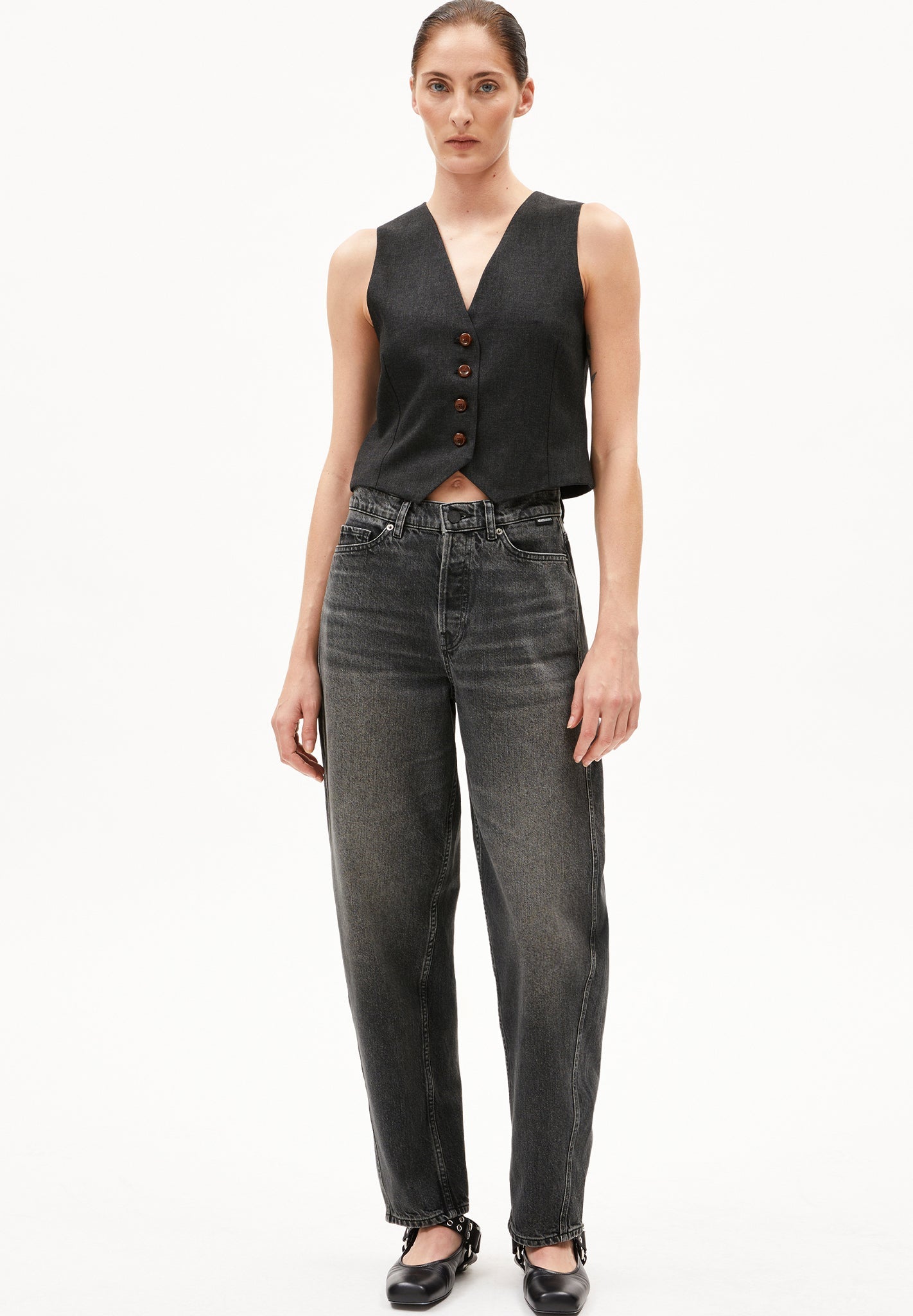 ARMEDANGELS - Sineriaa Premium - Steel Melange - BACKYARD