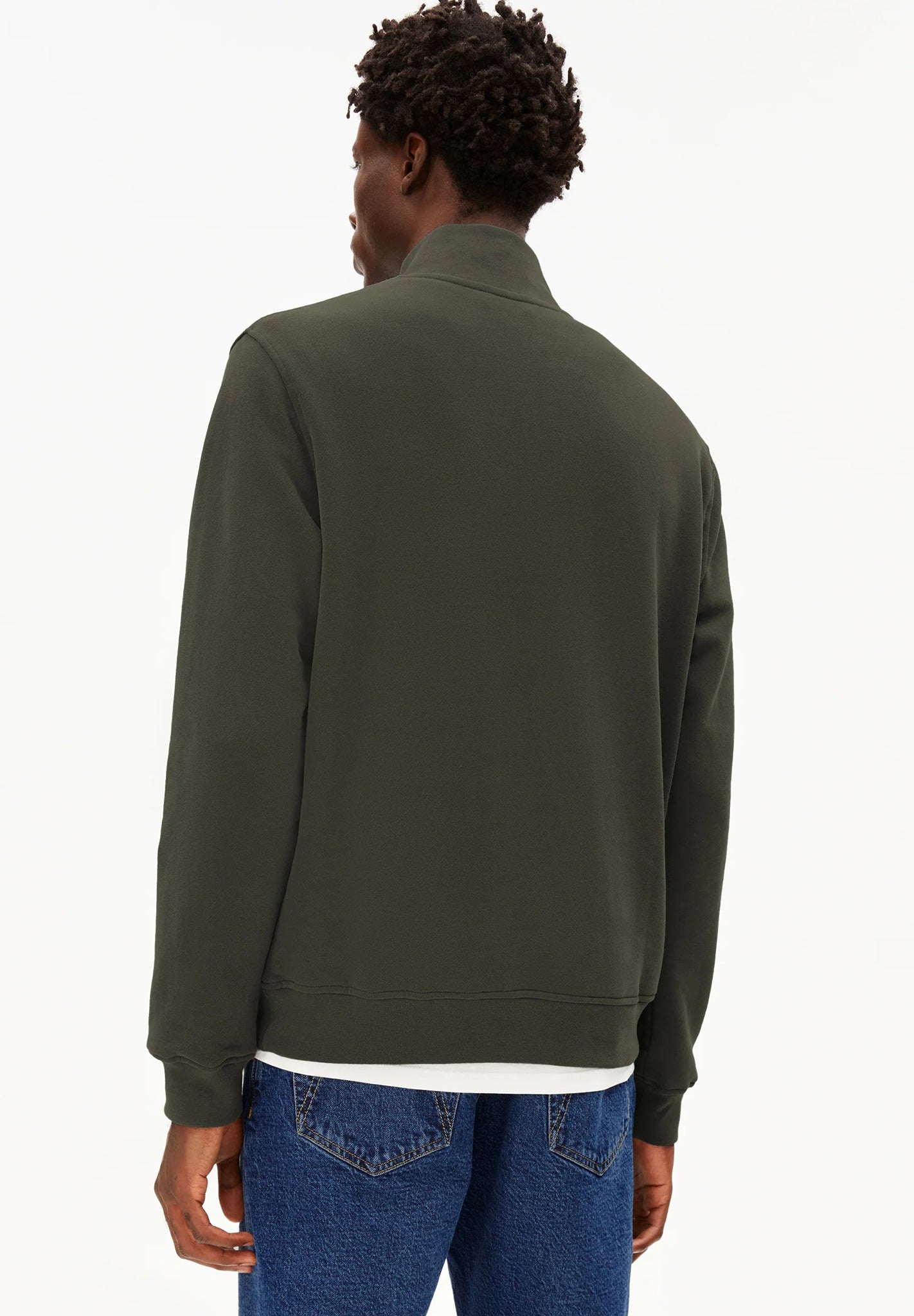 ARMEDANGELS - Waarlo Fleece - Forest Pine - BACKYARD