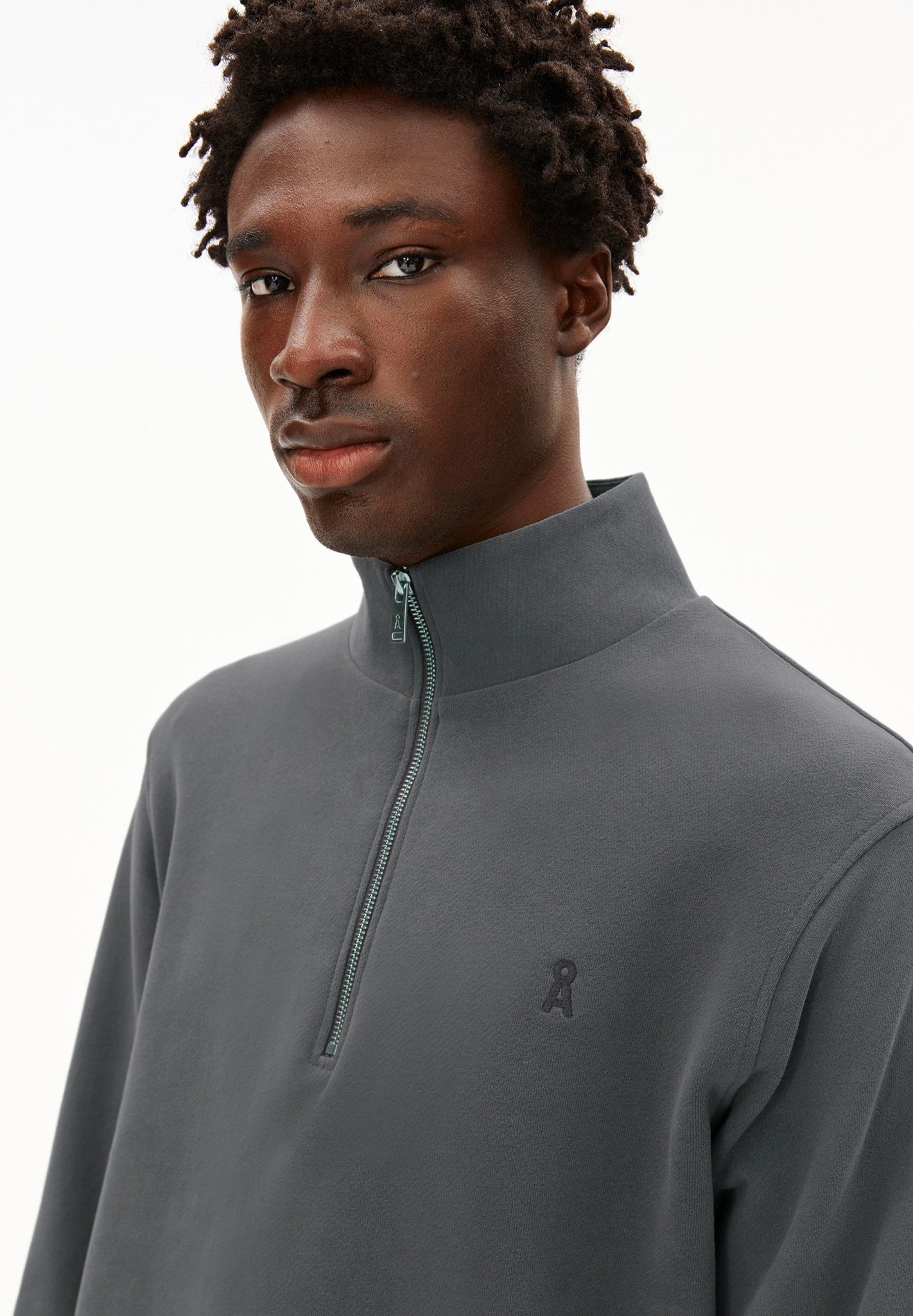 ARMEDANGELS - Waarlo Fleece - Space Steel - BACKYARD