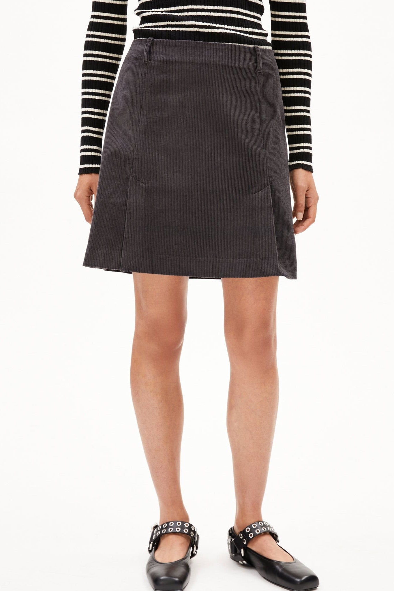 ARMEDANGELS - Zalaiaa Corduroy - Dark Steel - BACKYARD