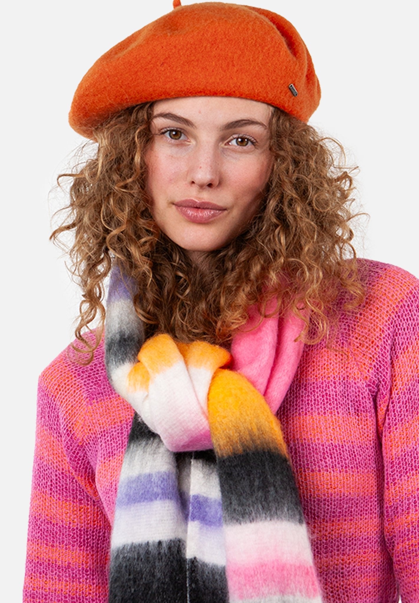 BARTS - Sambre Beret - Heather Grey - BACKYARD