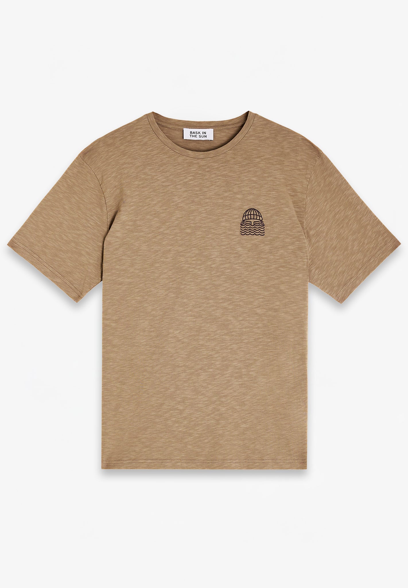 BASK IN THE SUN - Mini To The Sea Tee - Taupe - BACKYARD