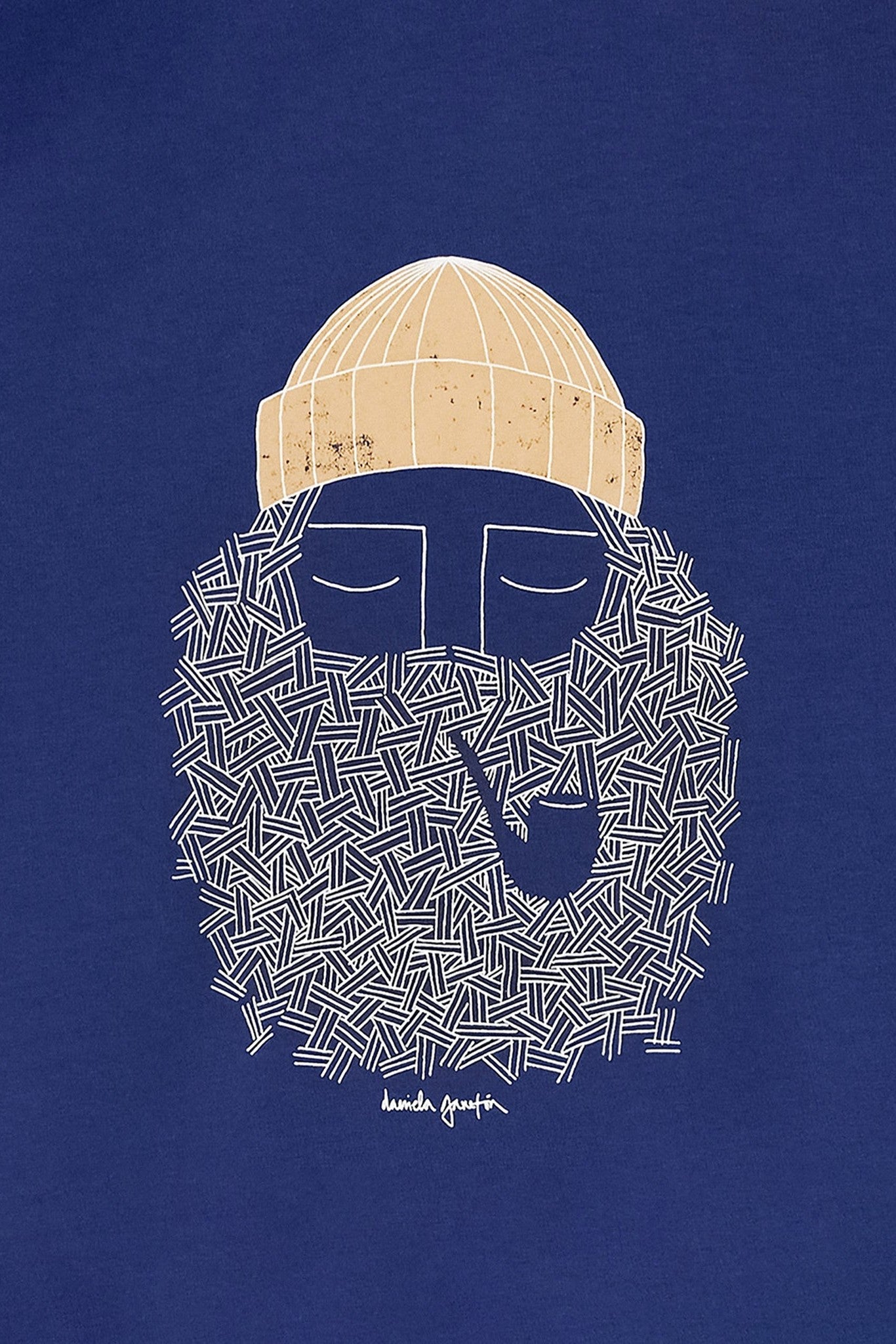 BASK IN THE SUN - Smoking Pipe Tee - Abyss - BACKYARD