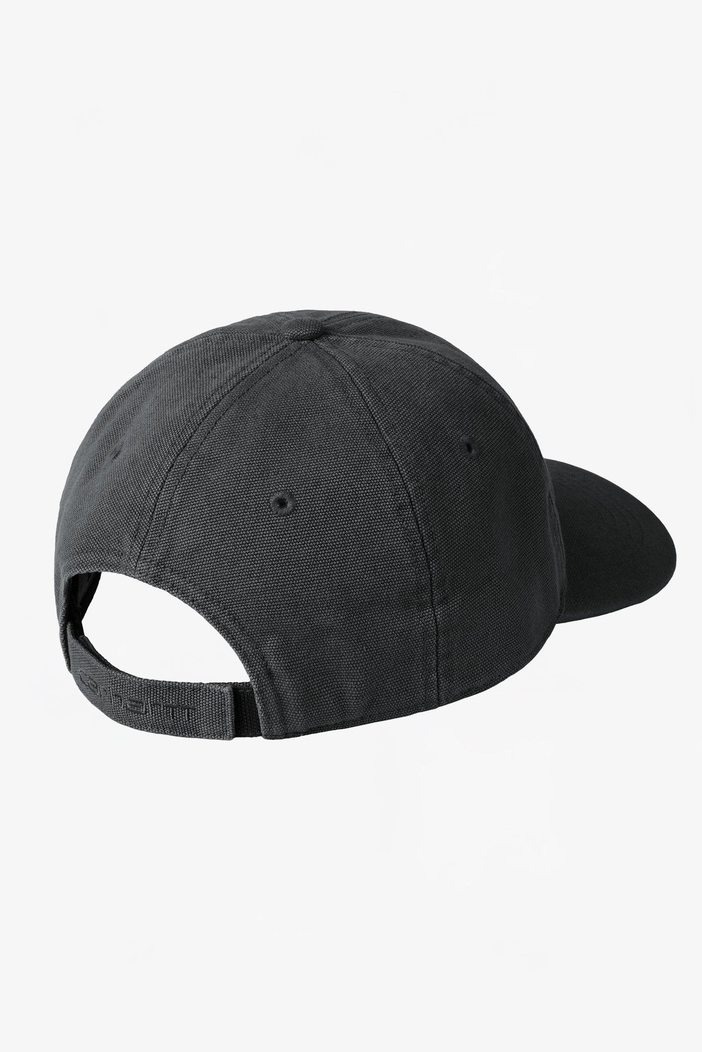 CARHARTT WIP - Canvas Cap - Black Stone Washed - BACKYARD