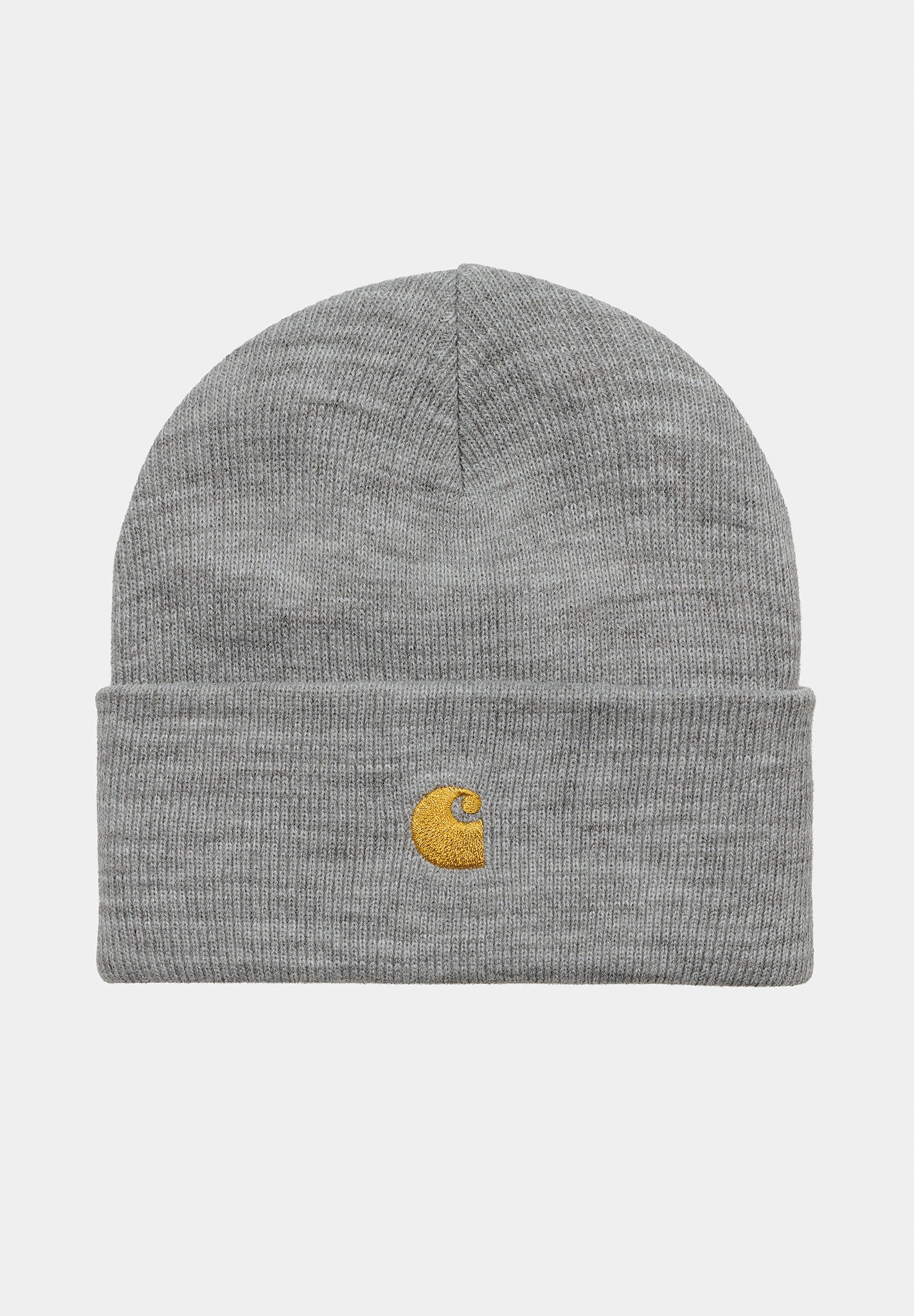 CARHARTT WIP - Chase Beanie - Grey Heather Gold - BACKYARD