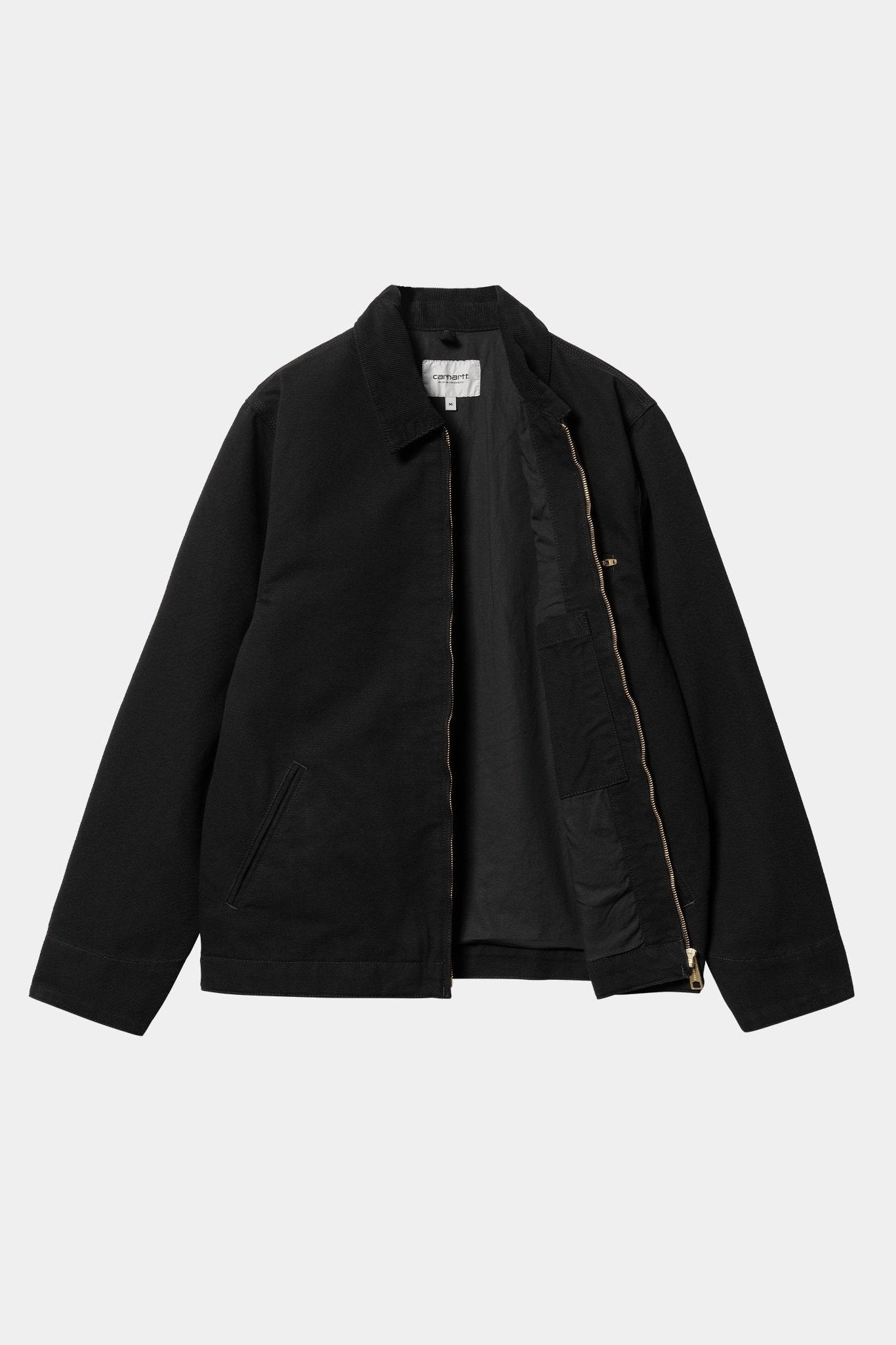 CARHARTT WIP - Detroit Jacket - Black Black Rinsed - BACKYARD