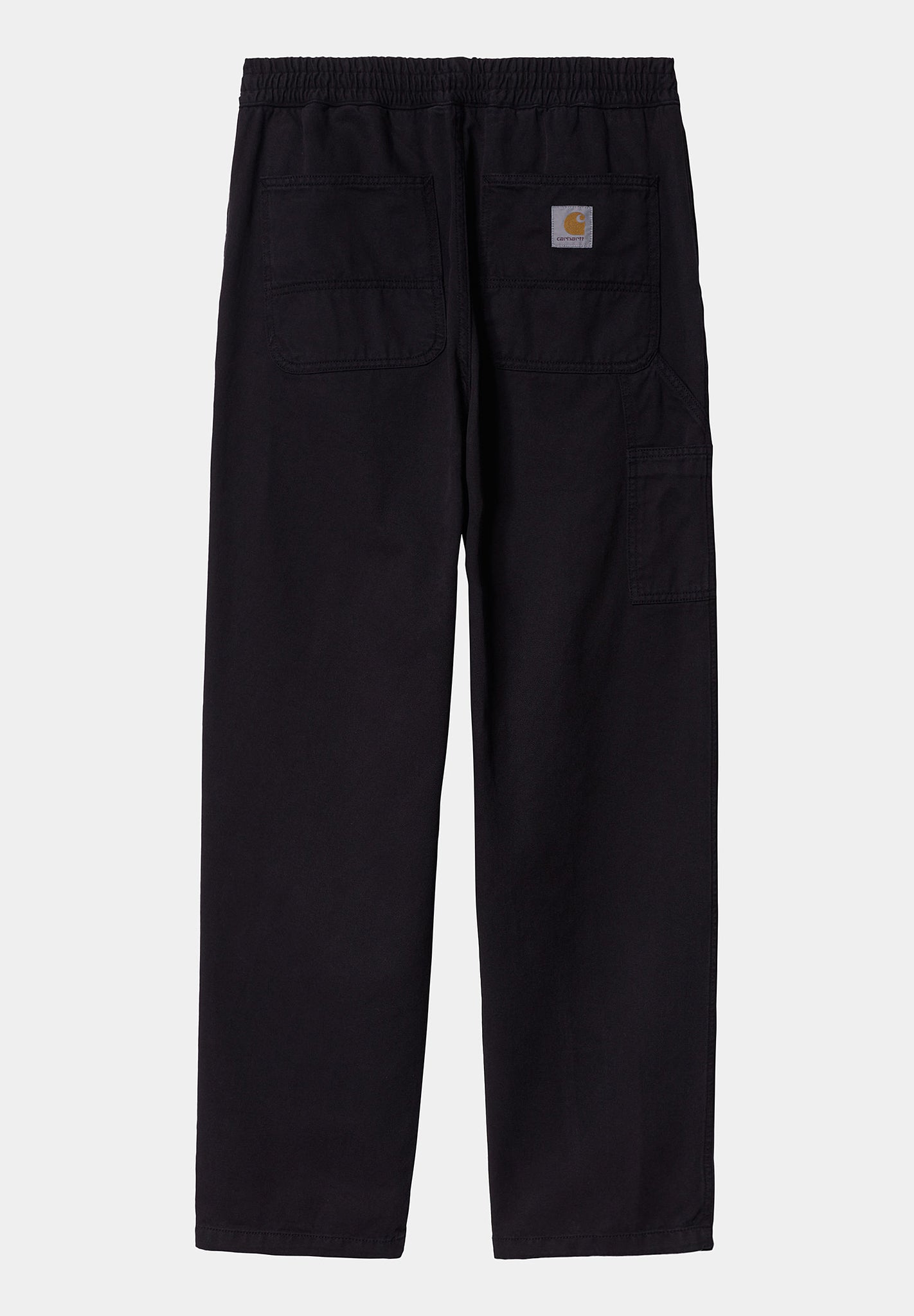 CARHARTT WIP - Flint Pant - Black Garment Dyed - BACKYARD