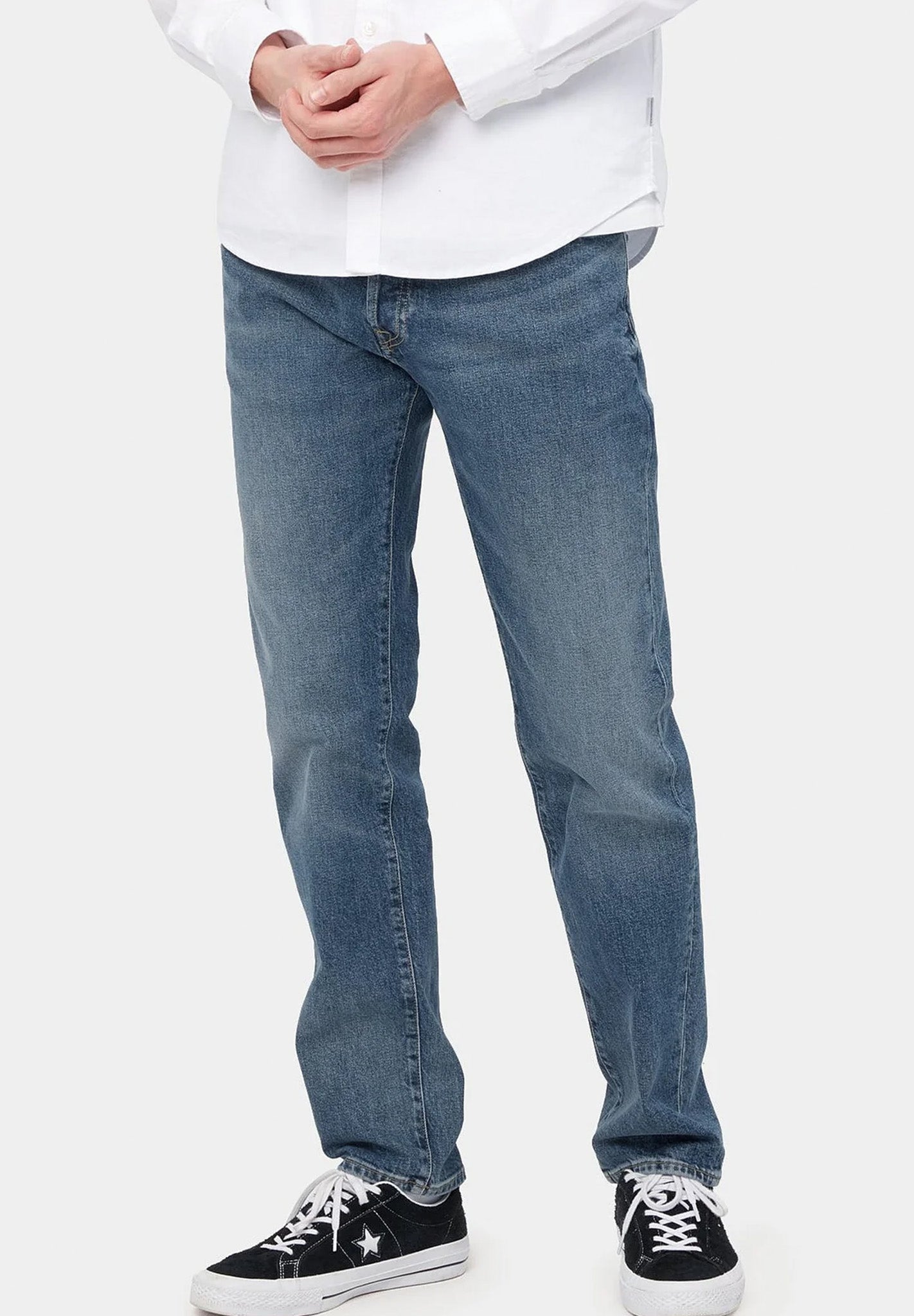 CARHARTT WIP - Klondike Pant - Blue Mid Used Wash - BACKYARD