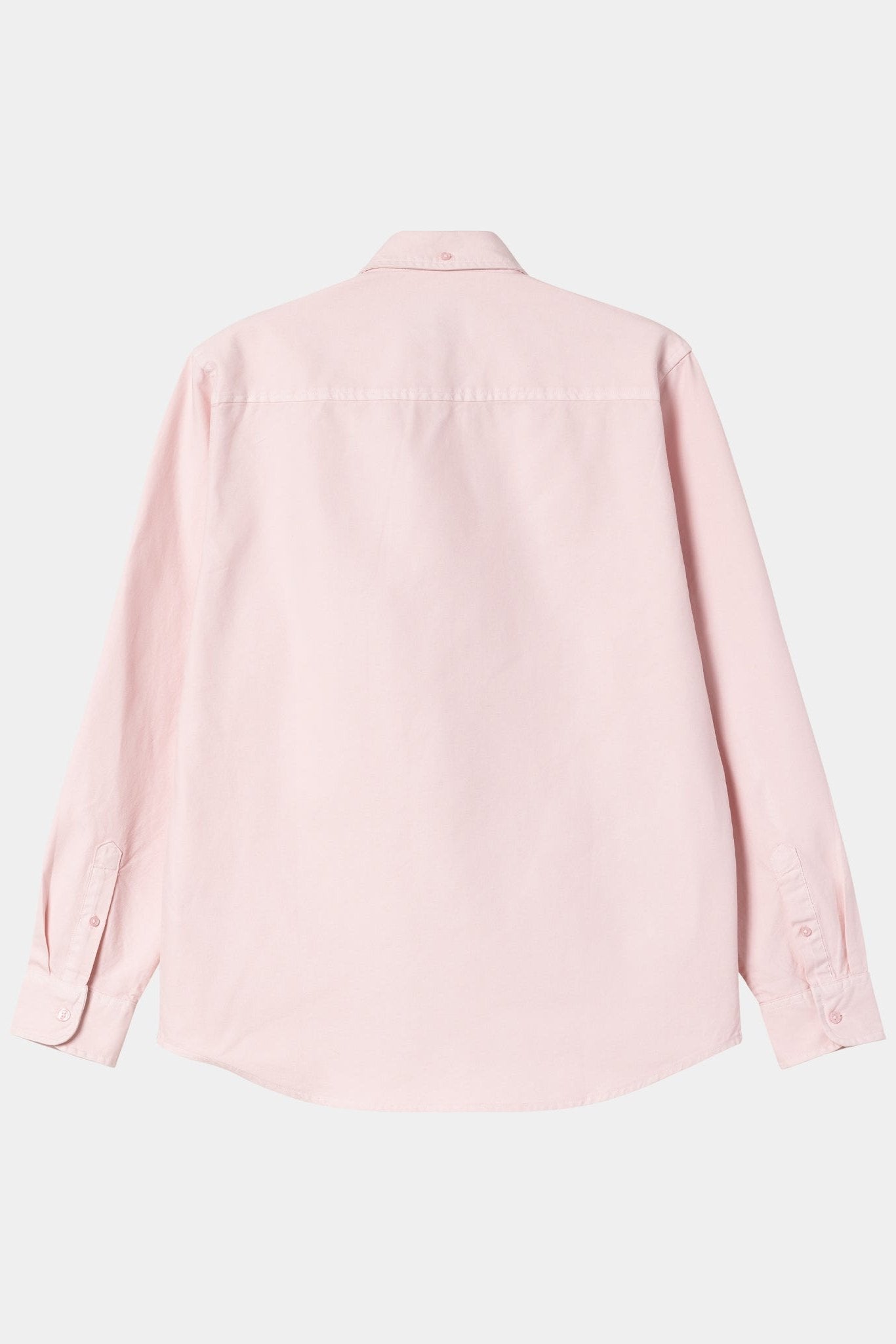 CARHARTT WIP - L/S Bolton Shirt - Air Pink Garment Dyed - BACKYARD