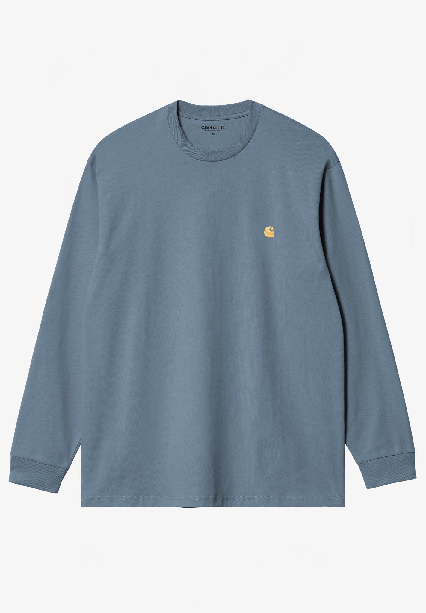 CARHARTT WIP - L/S Chase T-Shirt - Angelite Gold - BACKYARD