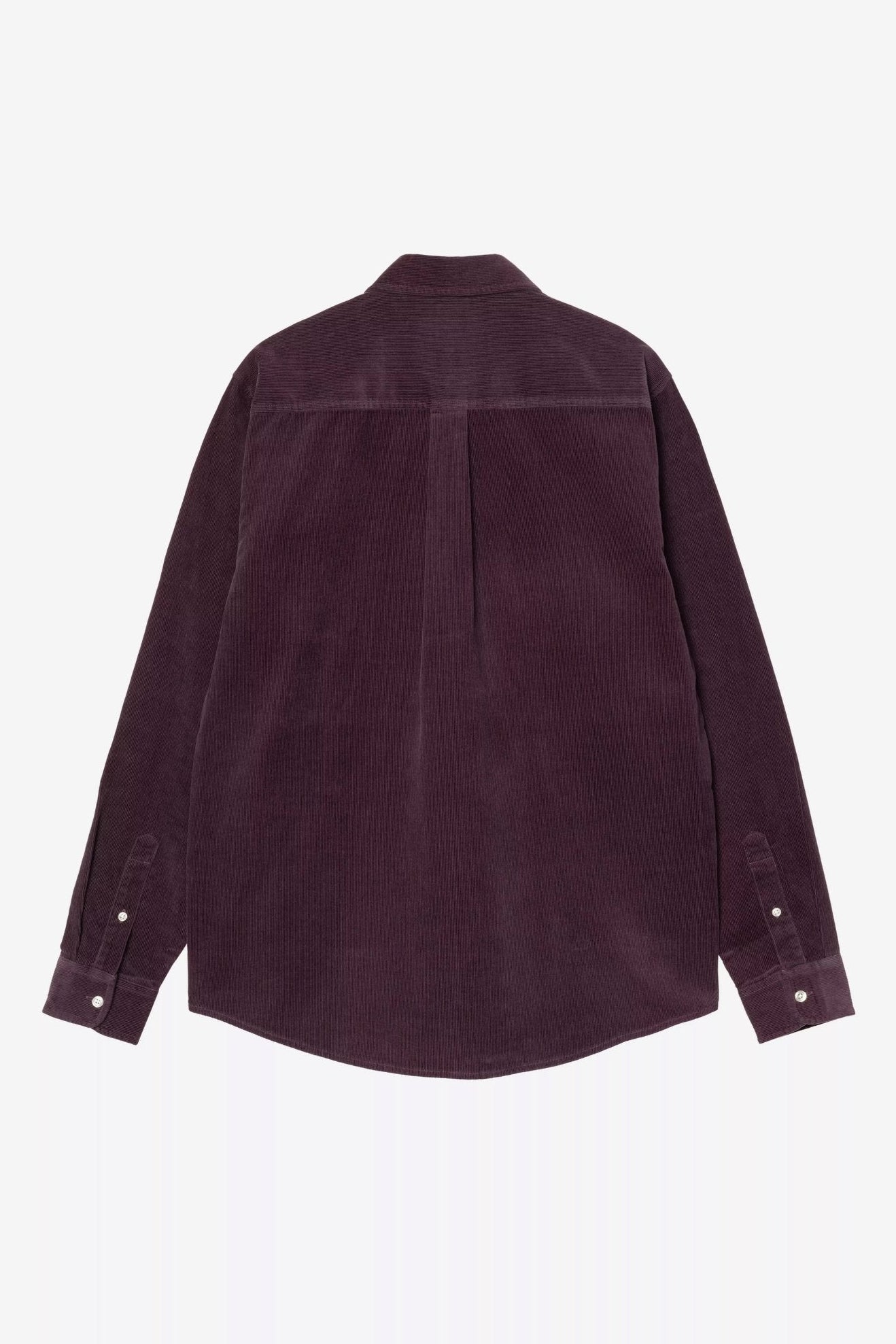 CARHARTT WIP - L/S Madison Fine Cord Shirt - Cozy Purple Wax - BACKYARD