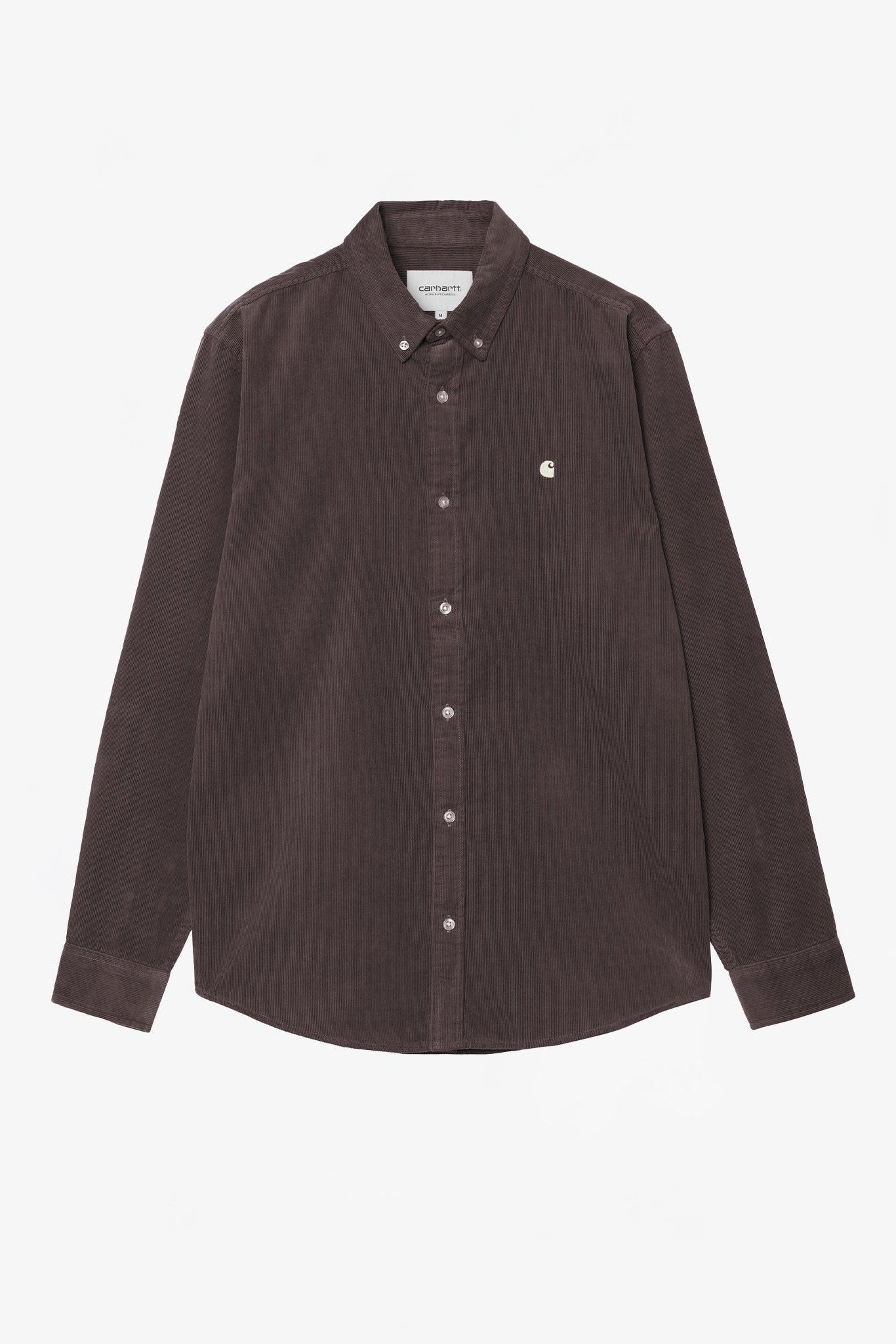 CARHARTT WIP - L/S Madison Fine Cord Shirt - Shale Wax - BACKYARD