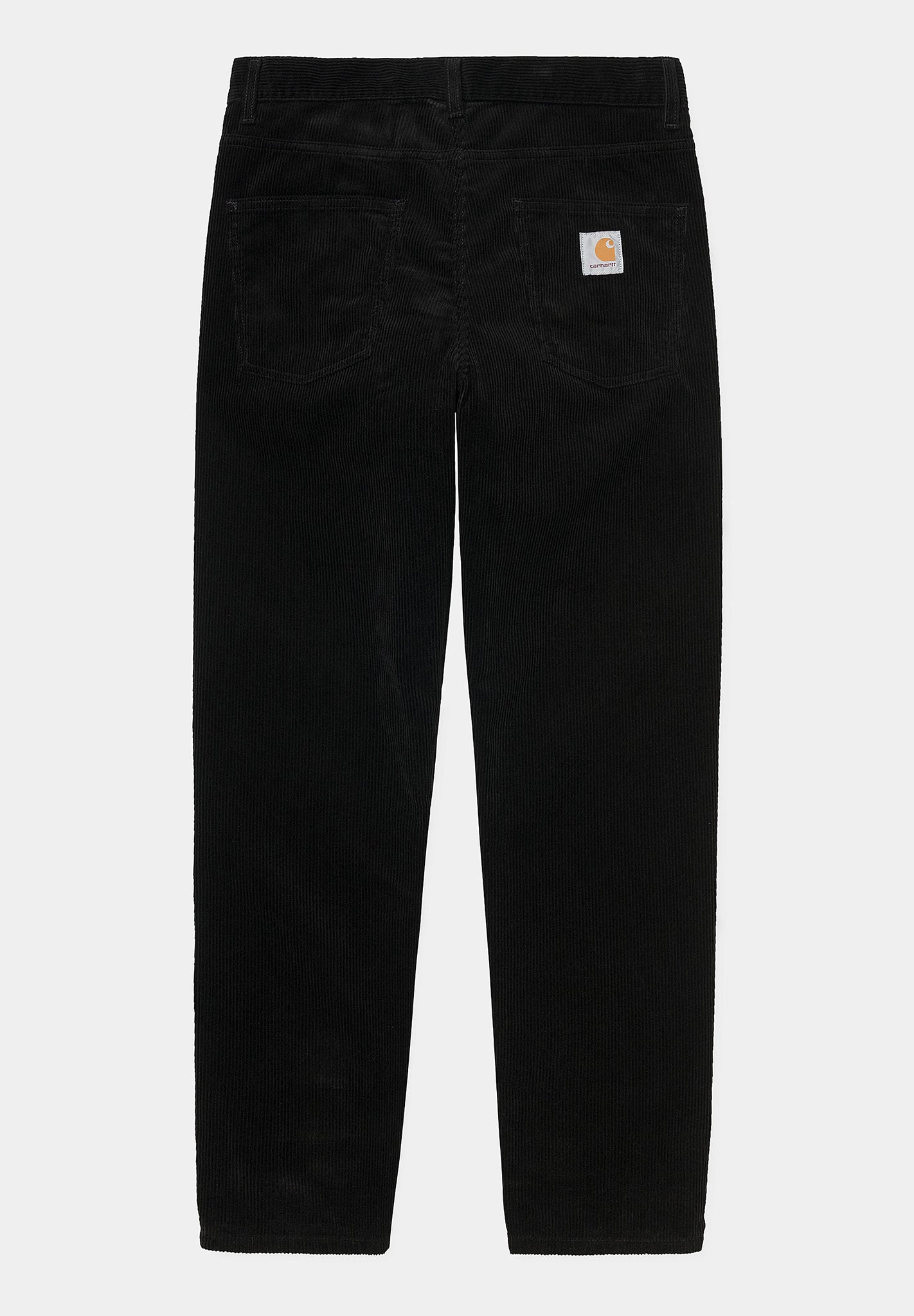 CARHARTT WIP - Newel Pant Cord - Black Rinsed - BACKYARD