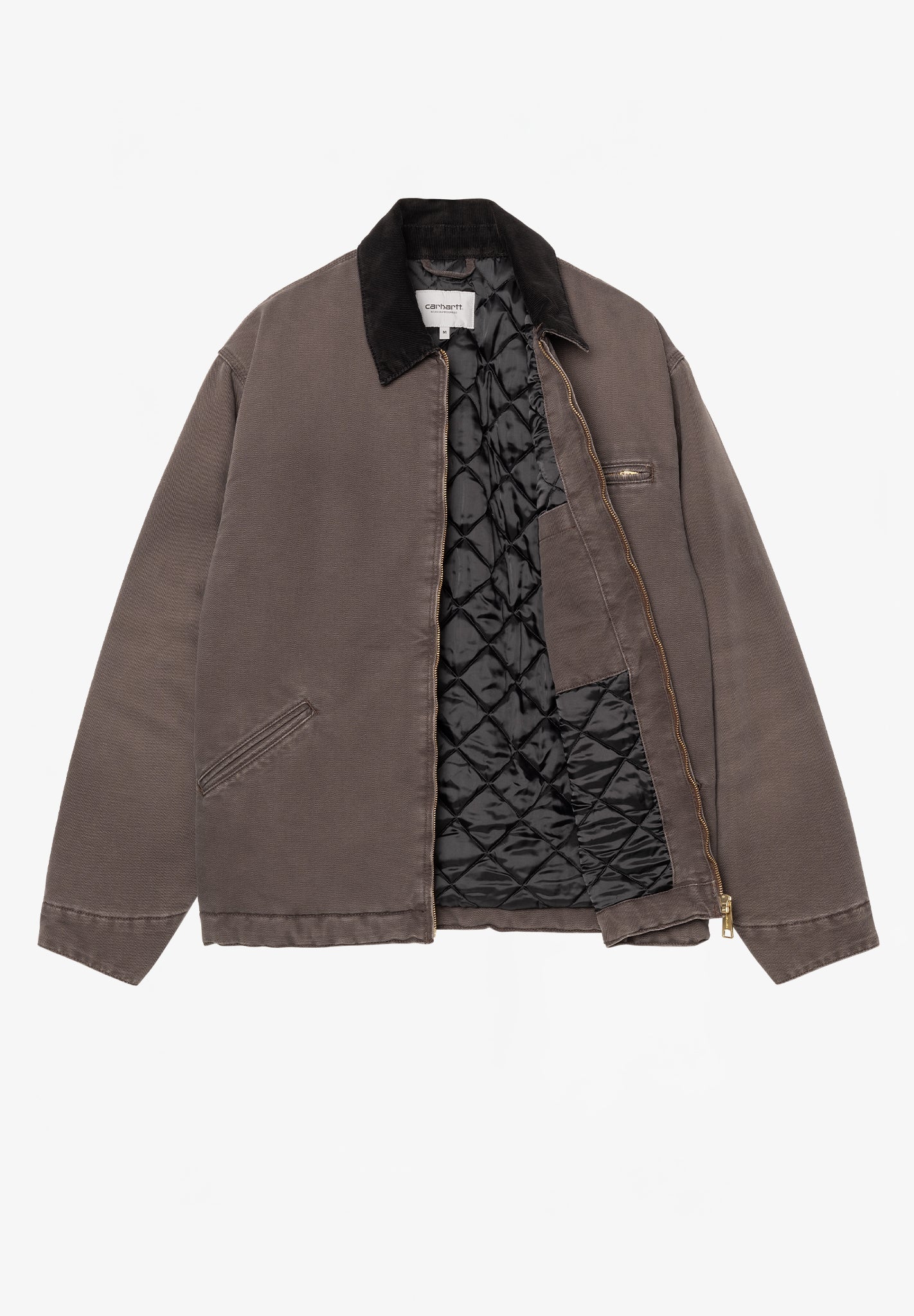 CARHARTT WIP - OG Detroit Jacket - Tobacco Black Stone Canvas - BACKYARD