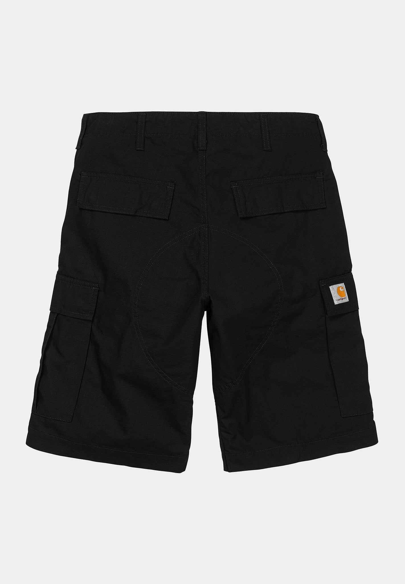 CARHARTT WIP - Regular Cargo Short - Black Rinsed - BACKYARD