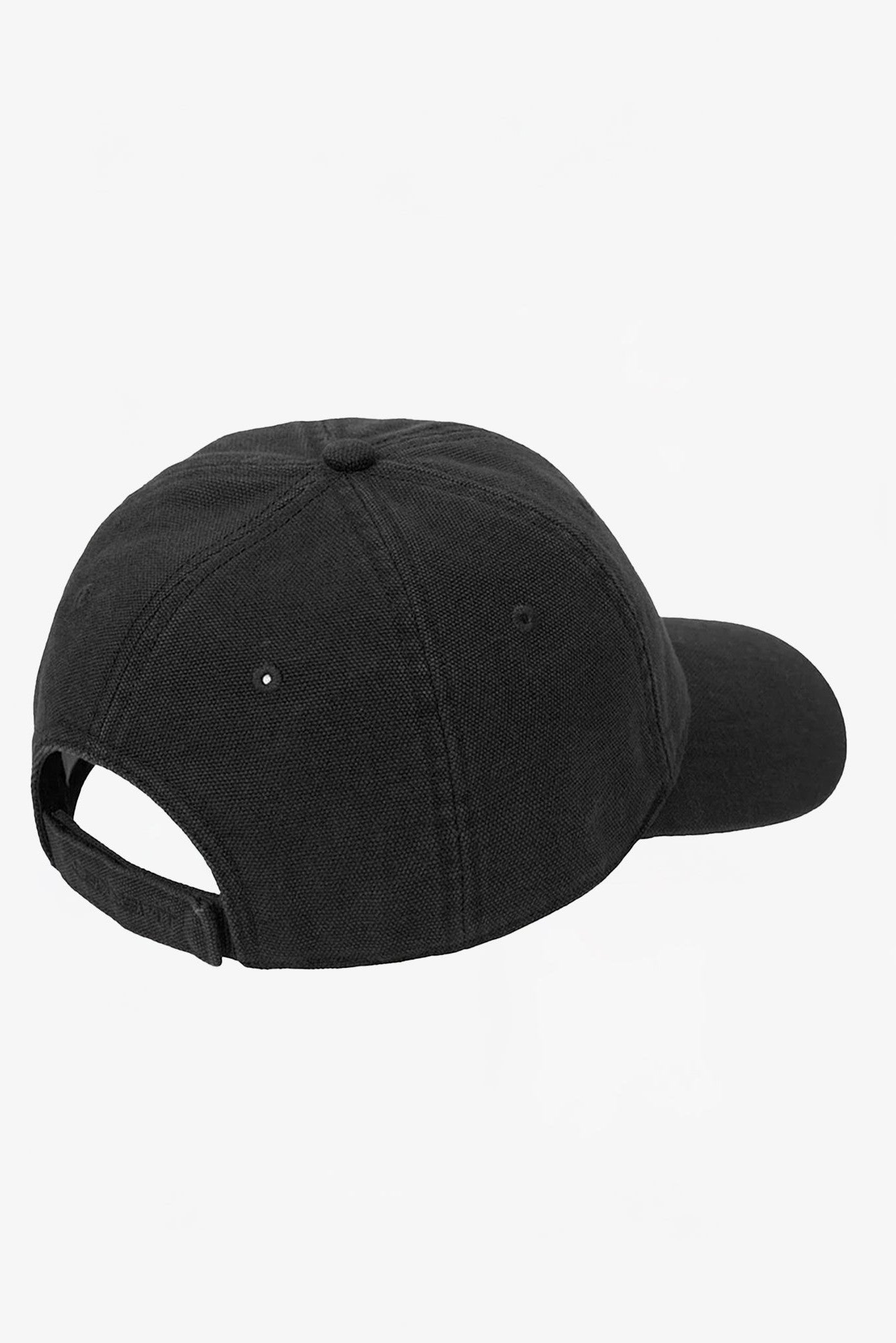 CARHARTT WIP - Selby Canvas Cap - Black Stone Washed - BACKYARD