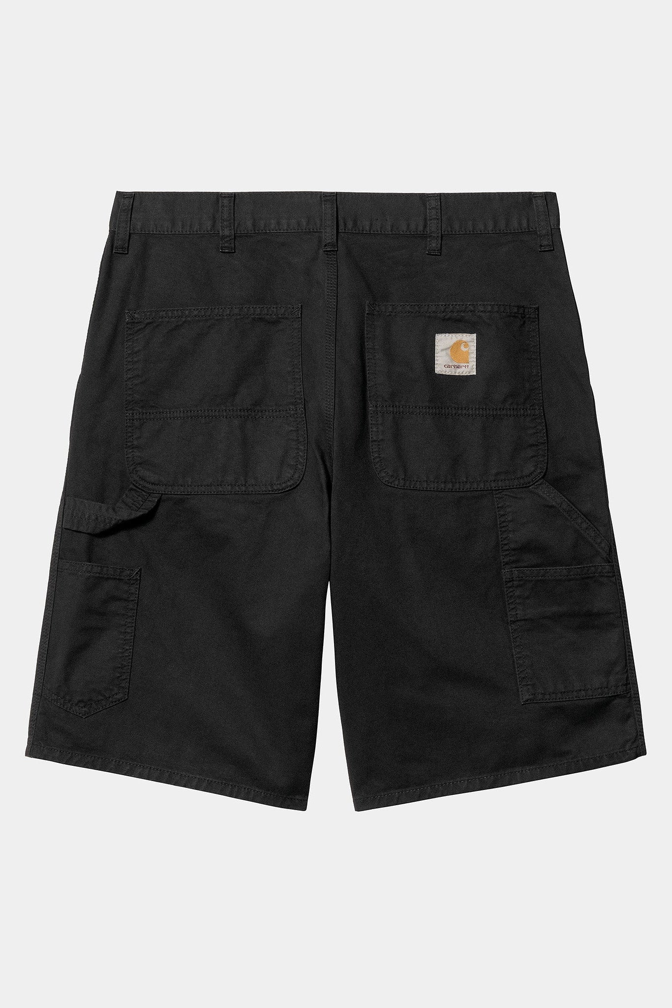 CARHARTT WIP - Single Knee Short - Black Garment Dyed - BACKYARD
