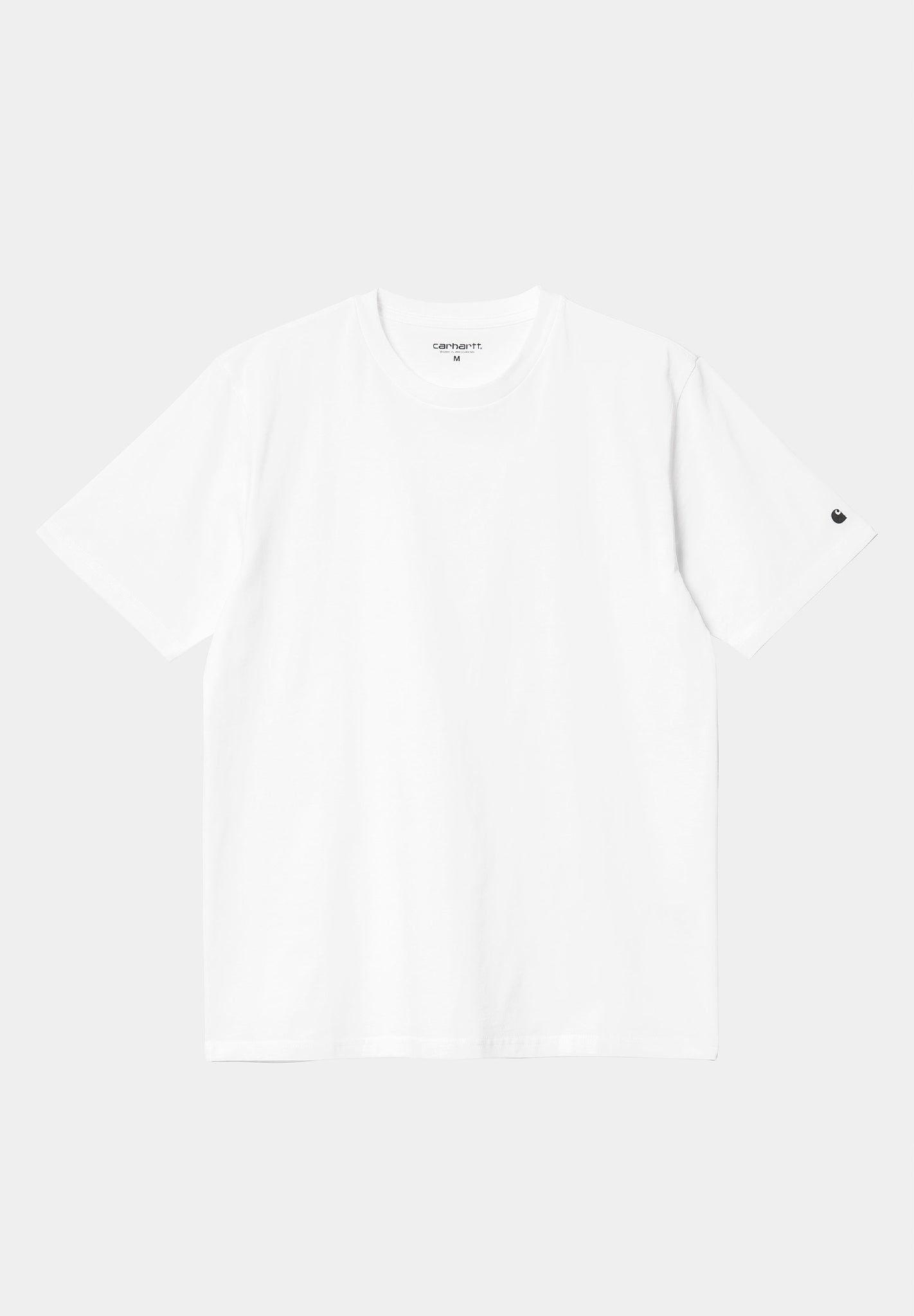 CARHARTT WIP - S/S Base T-Shirt - White Black - BACKYARD