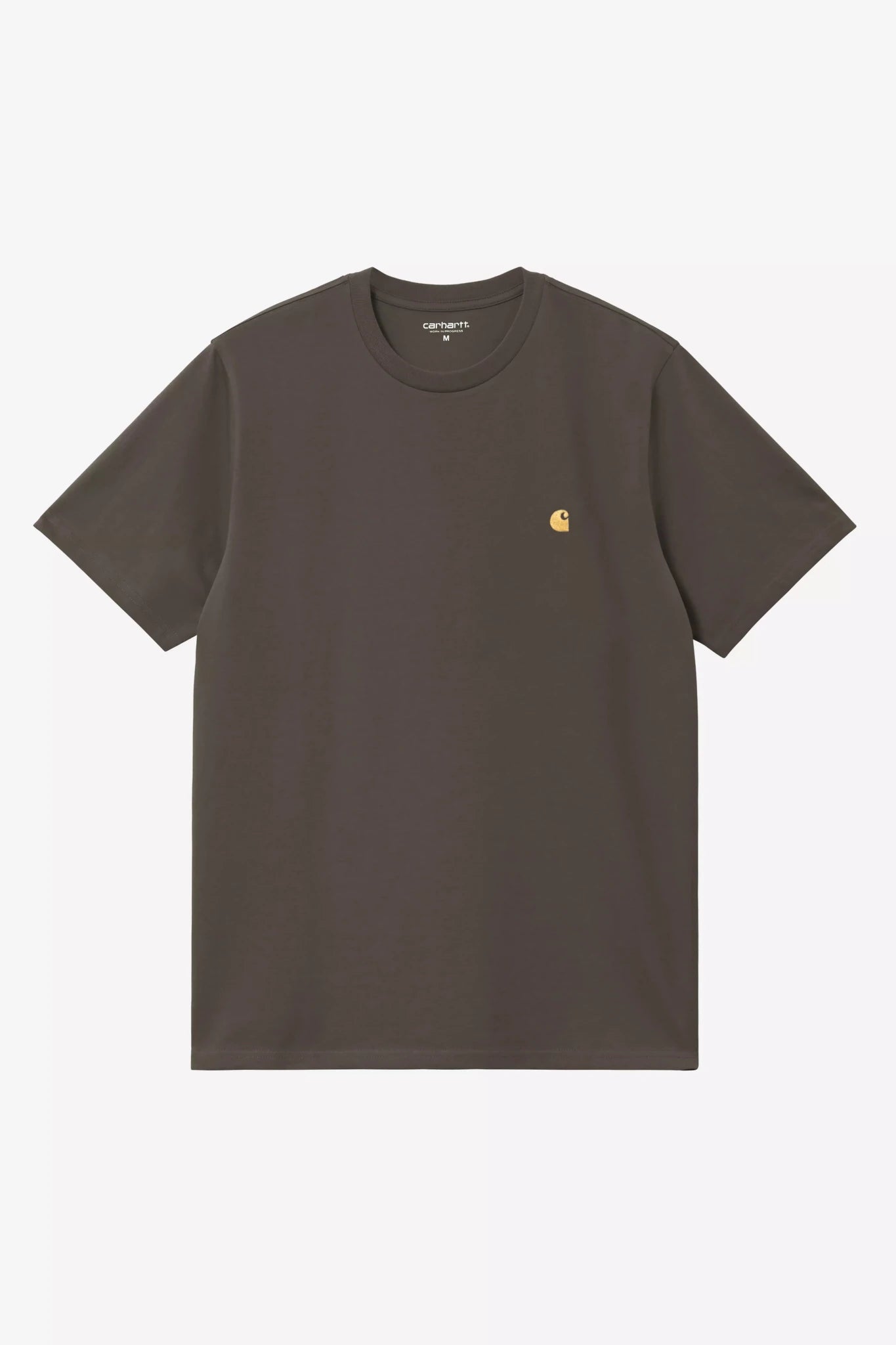 CARHARTT WIP-S/S Chase T-Shirt-Shungite Gold-BACKYARD