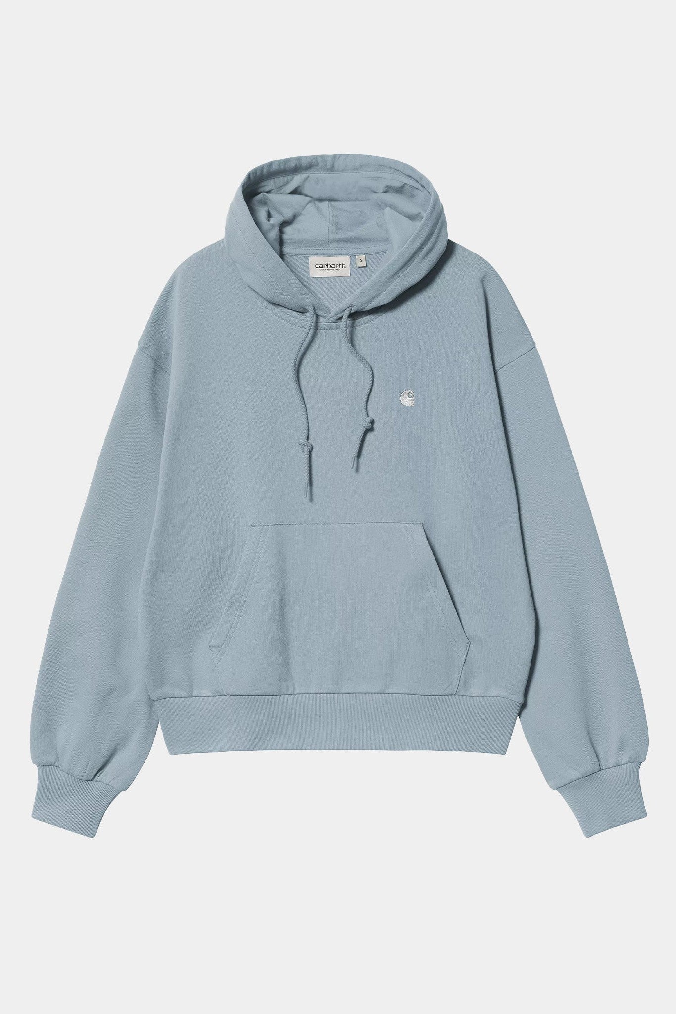CARHARTT WIP - W' Hooded Casey Sweatshirt - Frosted Blue Silver - BACKYARD