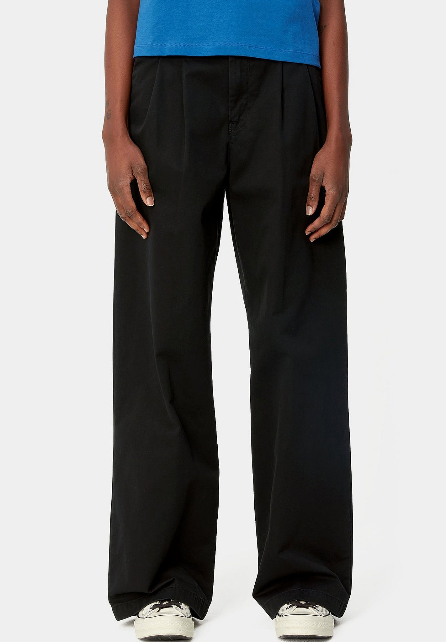 CARHARTT WIP - W' Leola Pant - Black Stone Washed - BACKYARD