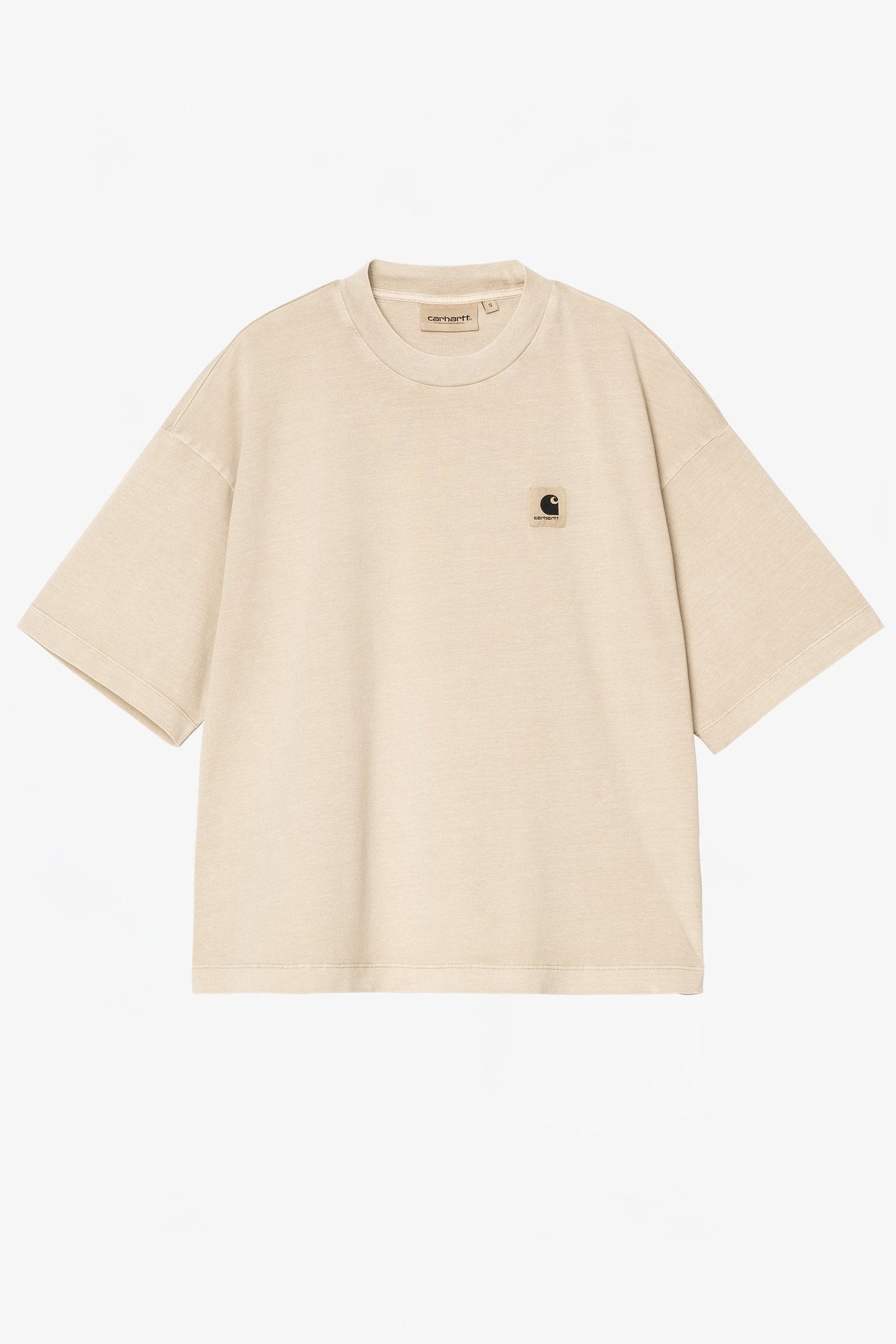 CARHARTT WIP - W' S/S Nelson T-Shirt - Fleur De Sel Garment Dyed - BACKYARD